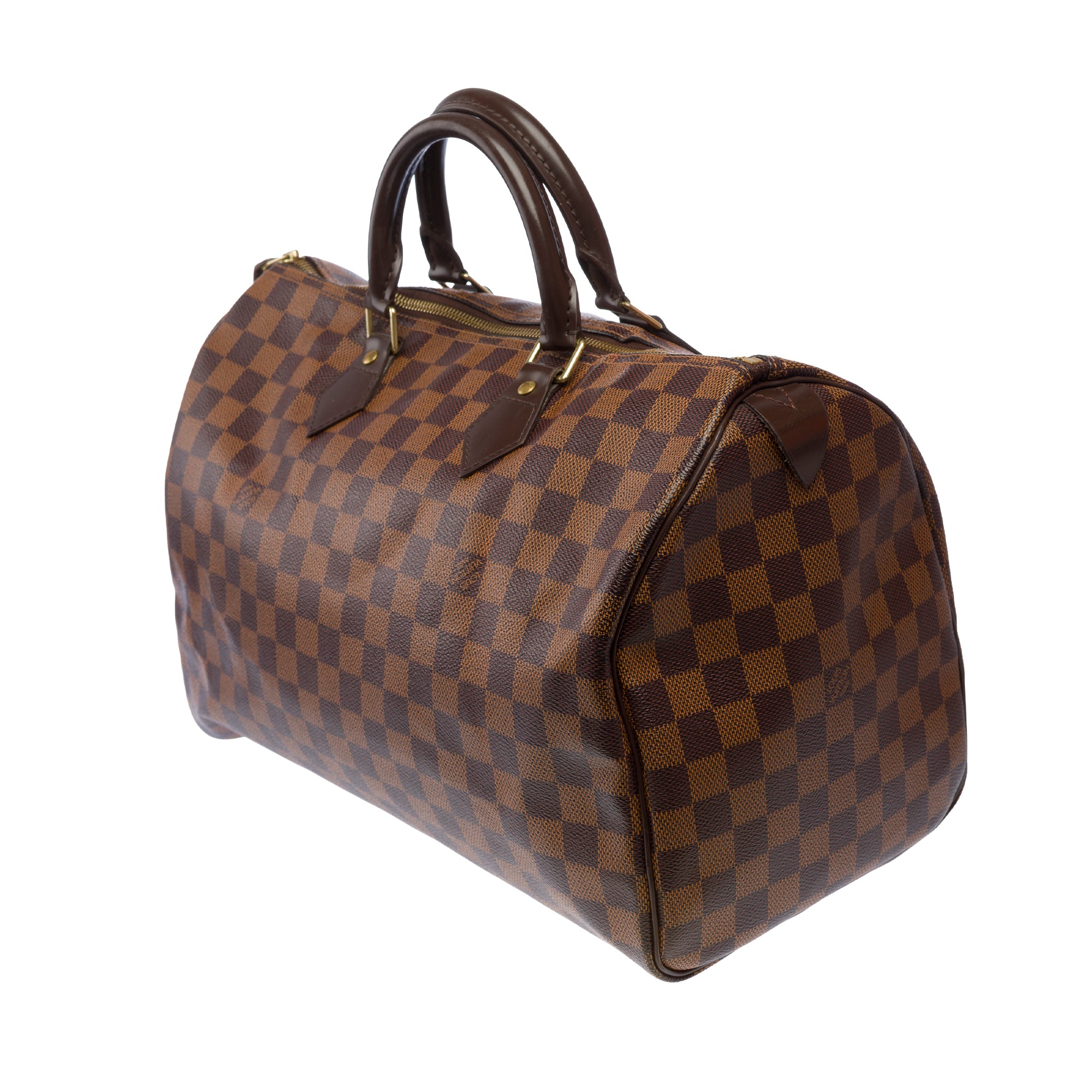 Sac LOUIS VUITTON Speedy en Toile Marron - 103781