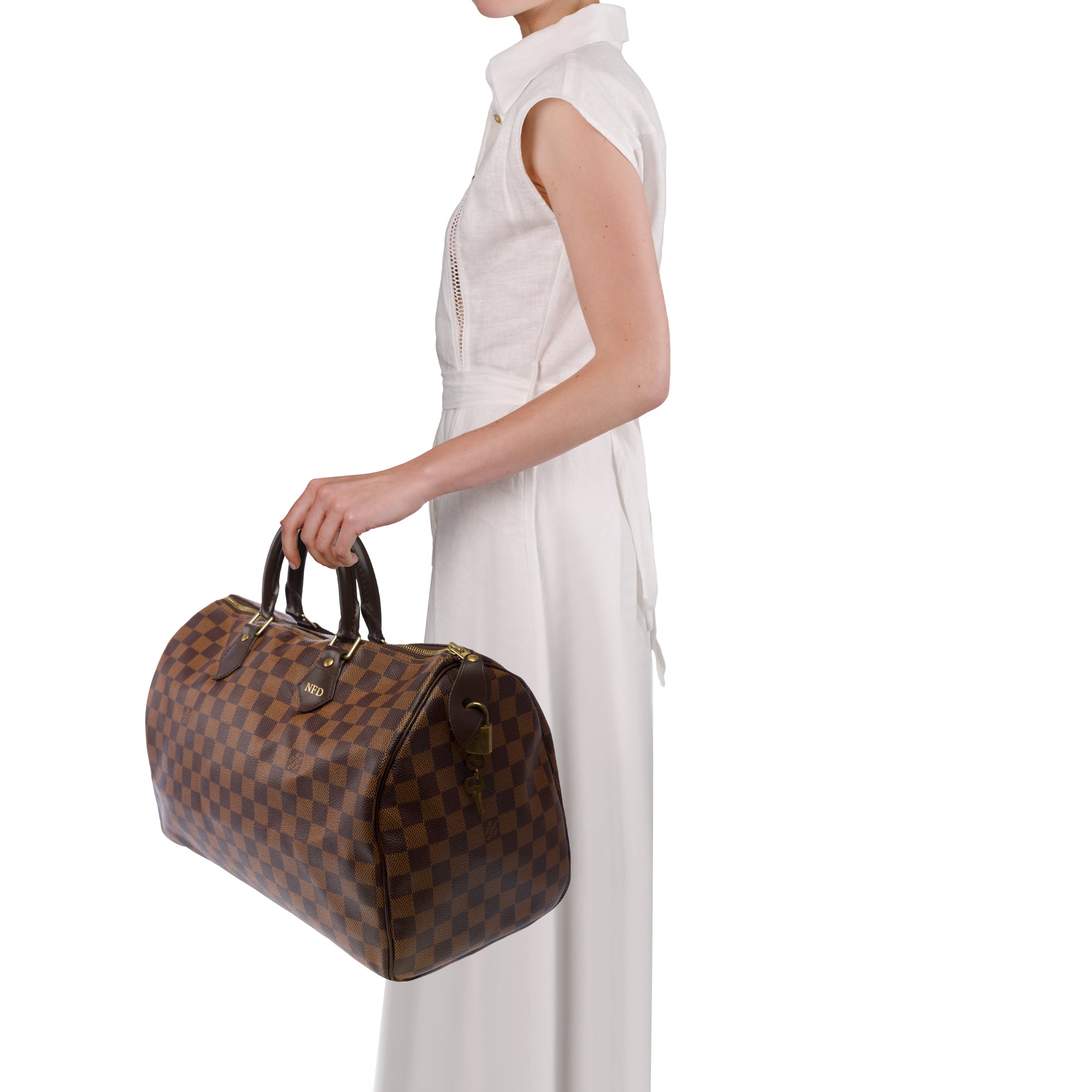 Sac LOUIS VUITTON Speedy en Toile Marron - 103781