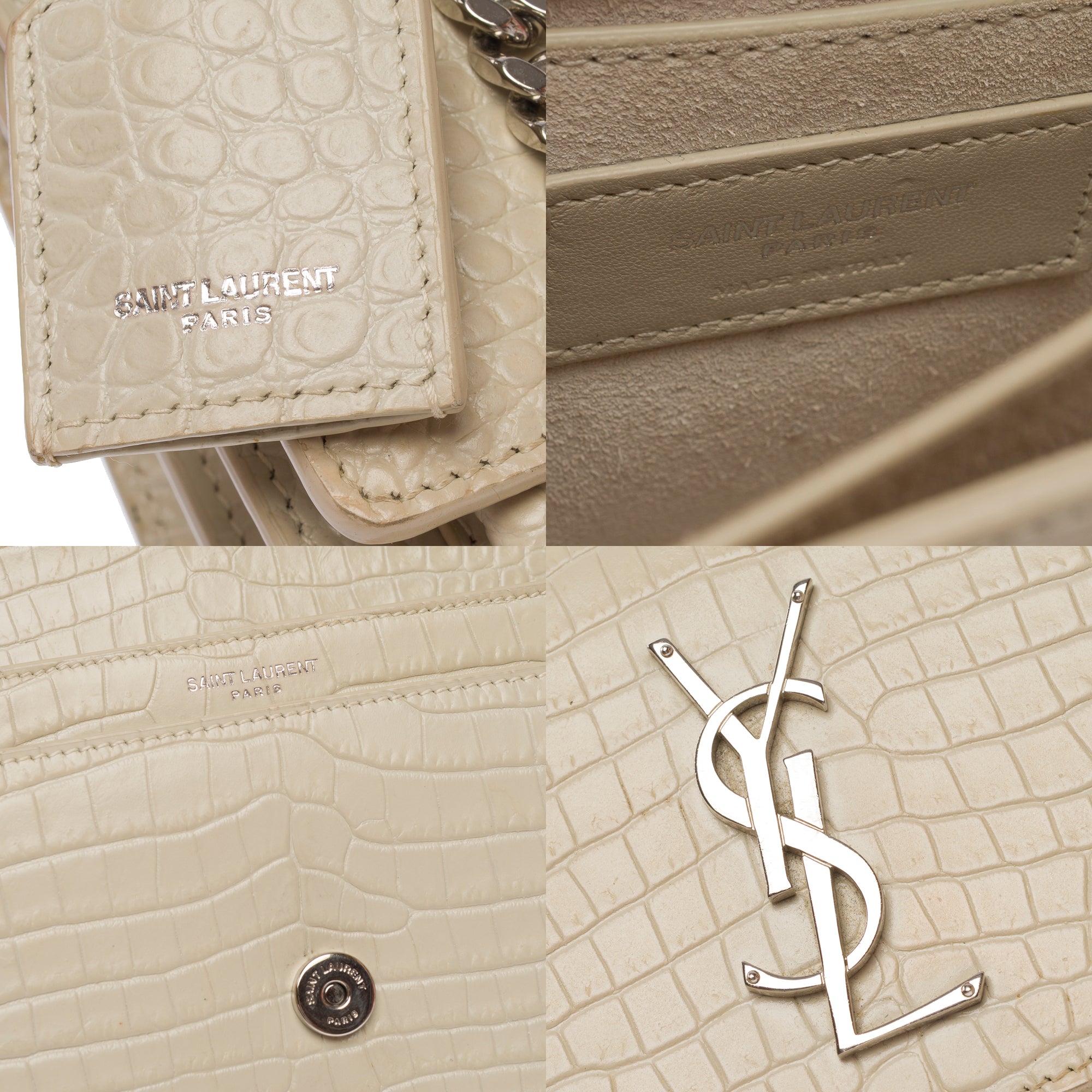 Sac YVES SAINT LAURENT en Cuir Beige - 103693
