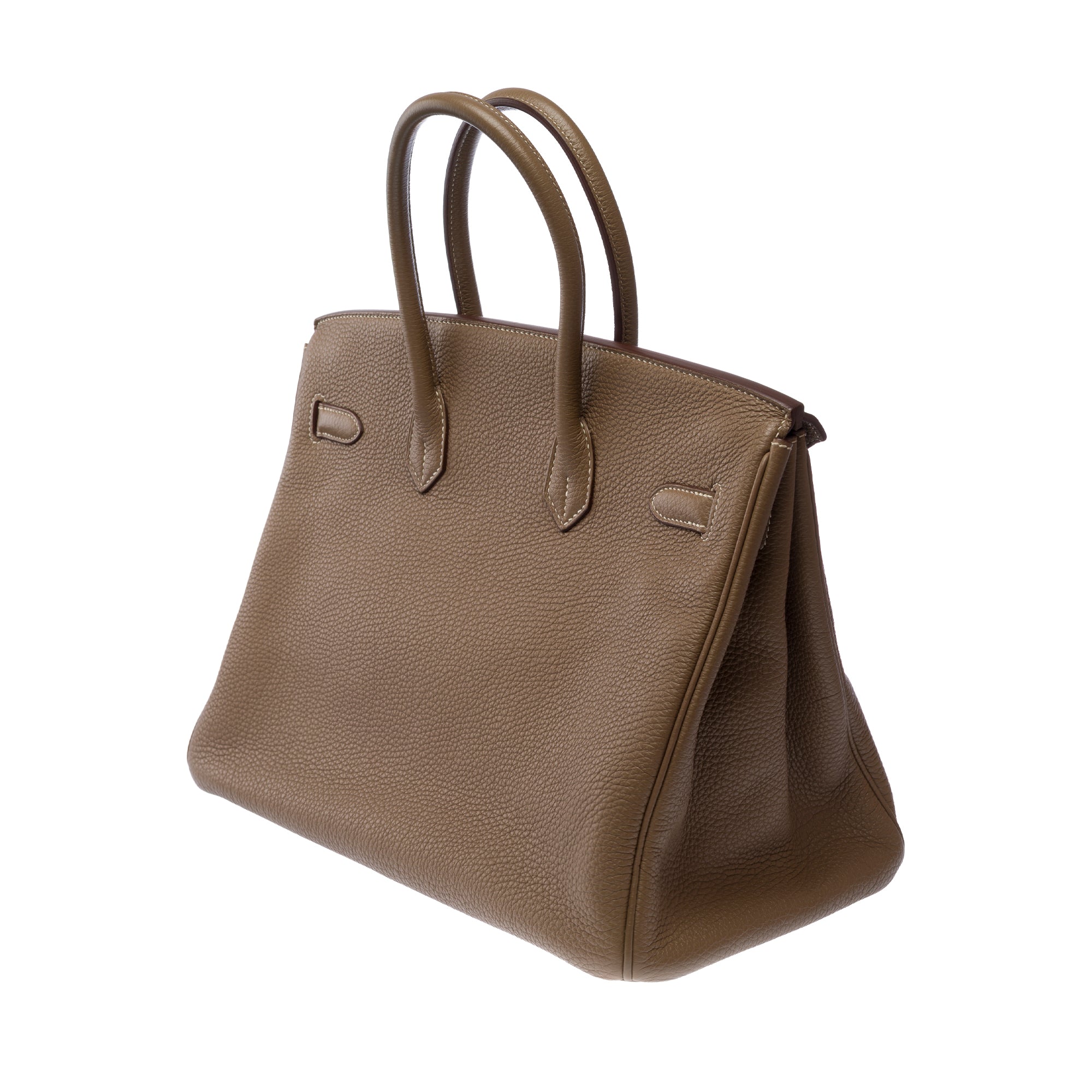 Sac HERMES Birkin 35 en Cuir Étoupe - 103793