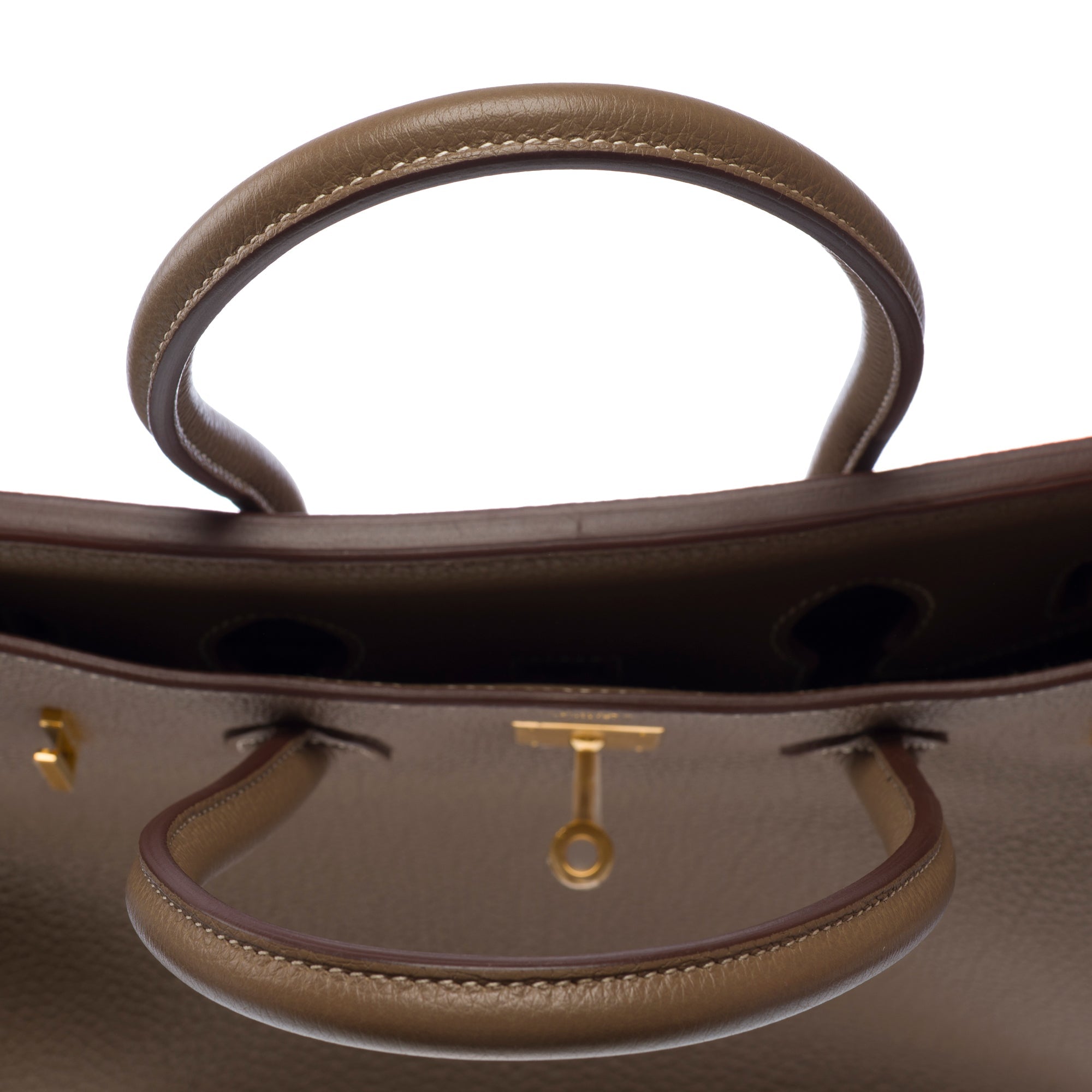 Sac HERMES Birkin 35 en Cuir Étoupe - 103793