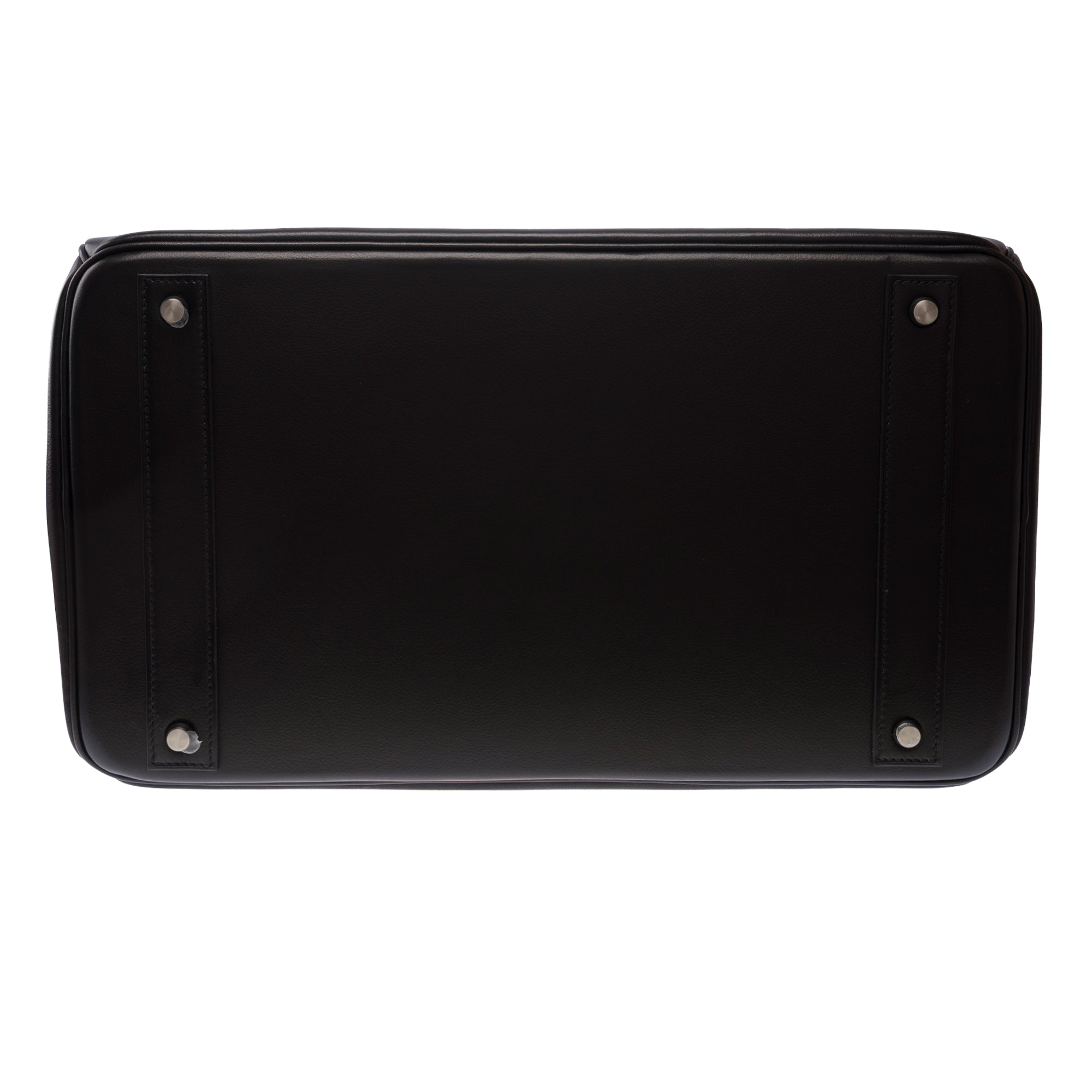 Sac HERMES Haut a Courroies en Cuir Noir - 103791