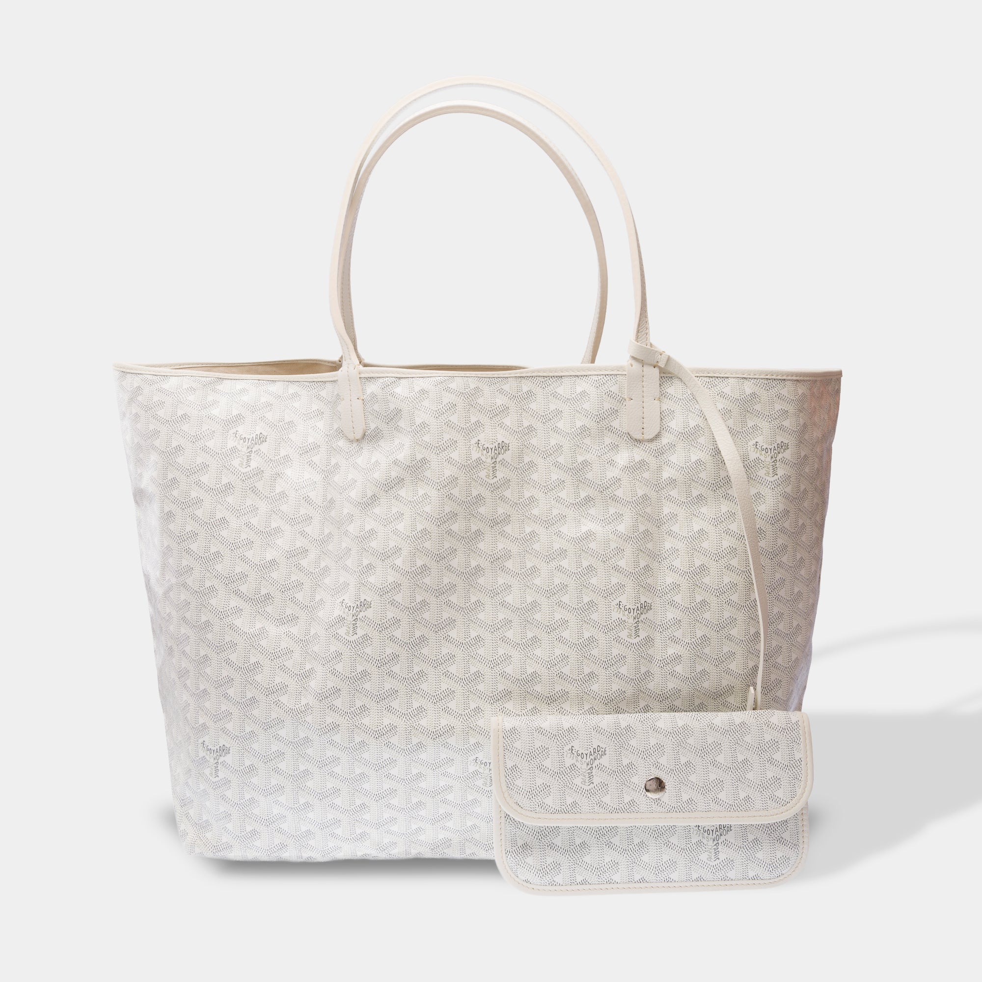 Sac GOYARD Saint-Louis en Toile Blanc - 103796