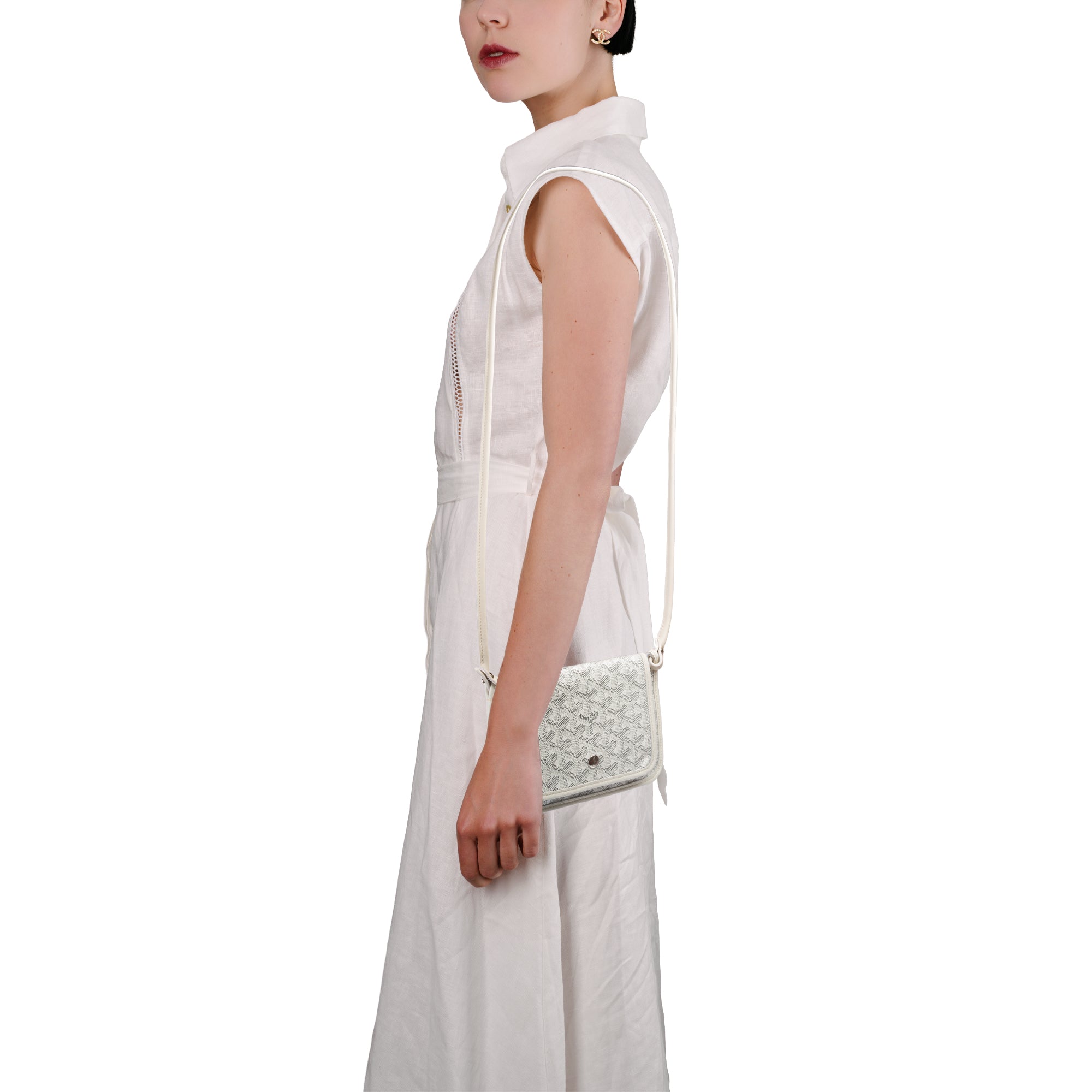 Sac GOYARD en Toile Blanc - 103797