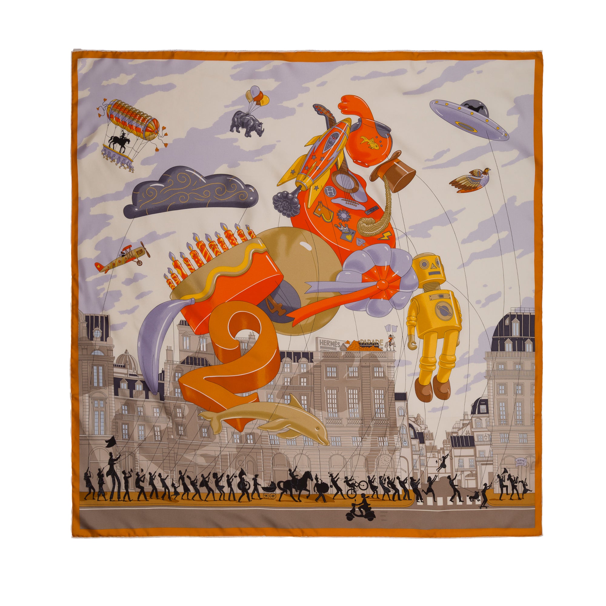 Accessoire HERMES en Soie Multicolor - 103803