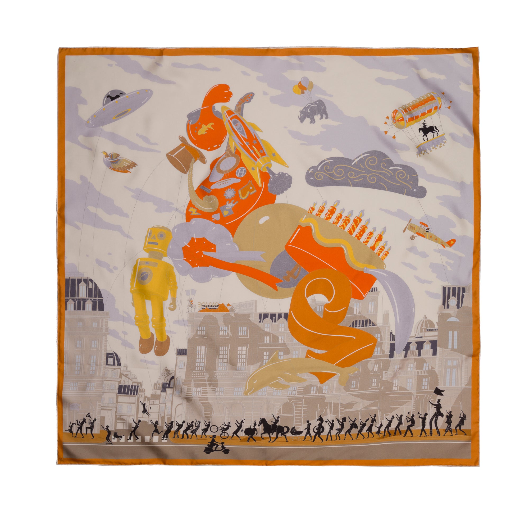 Accessoire HERMES en Soie Multicolor - 103803