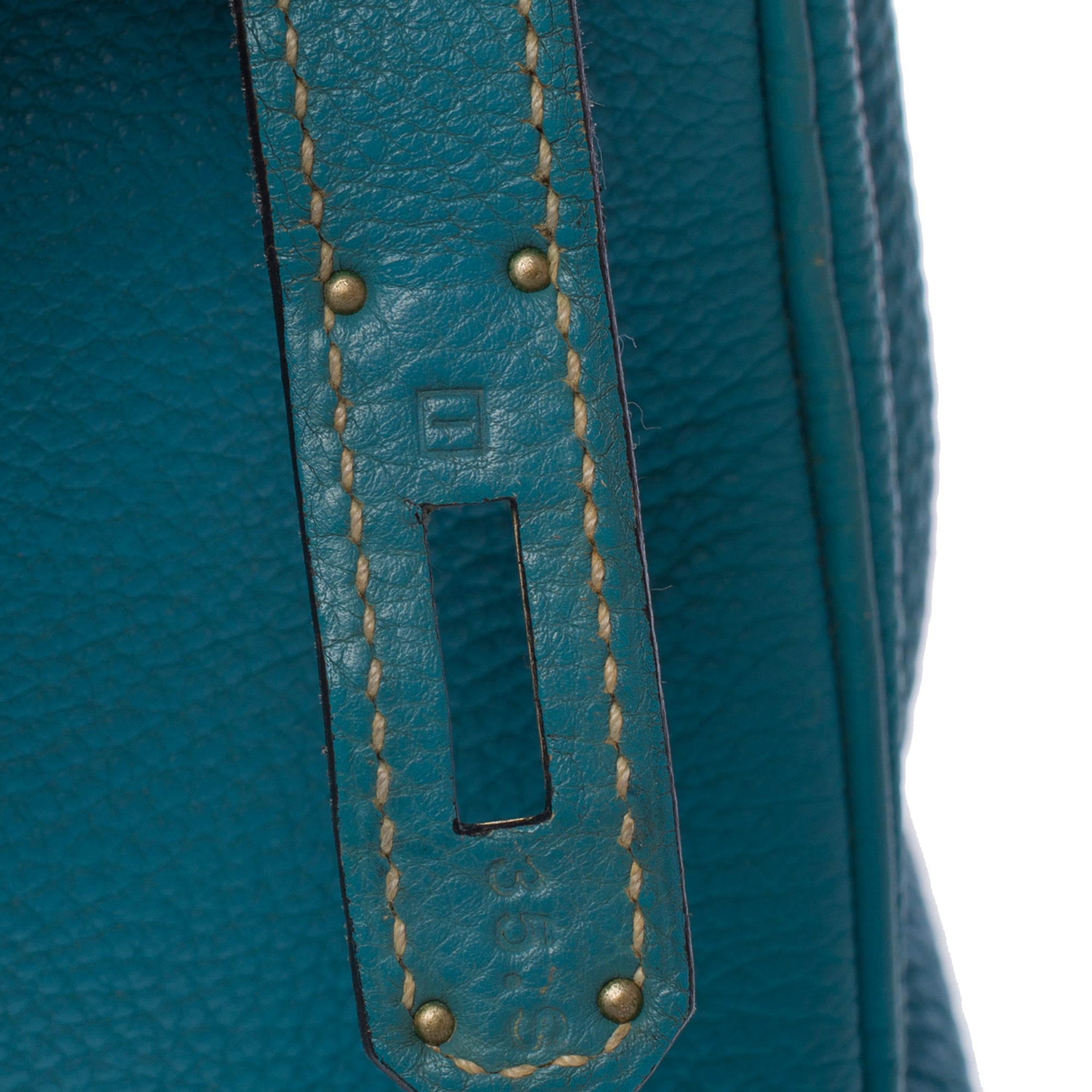 Sac HERMES Birkin 30 en Cuir Bleu - 103813
