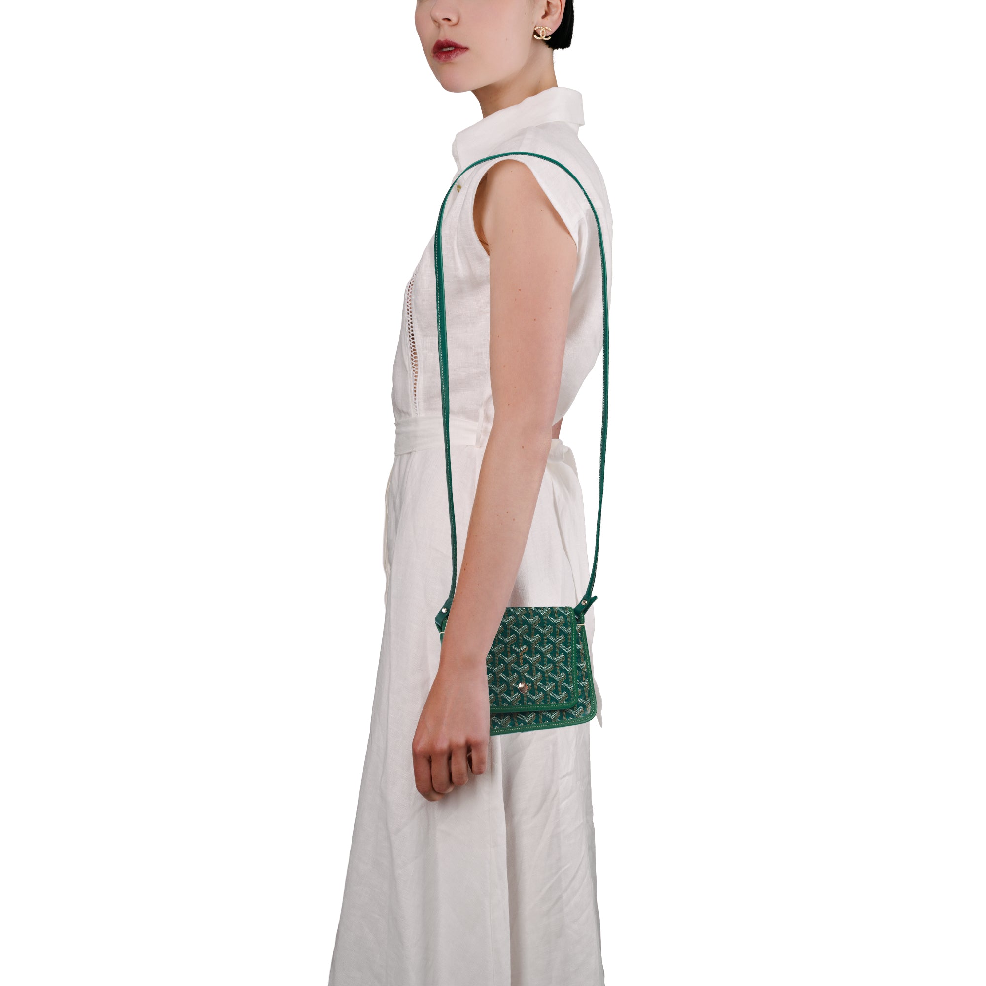 Sac GOYARD en Toile Vert - 103807