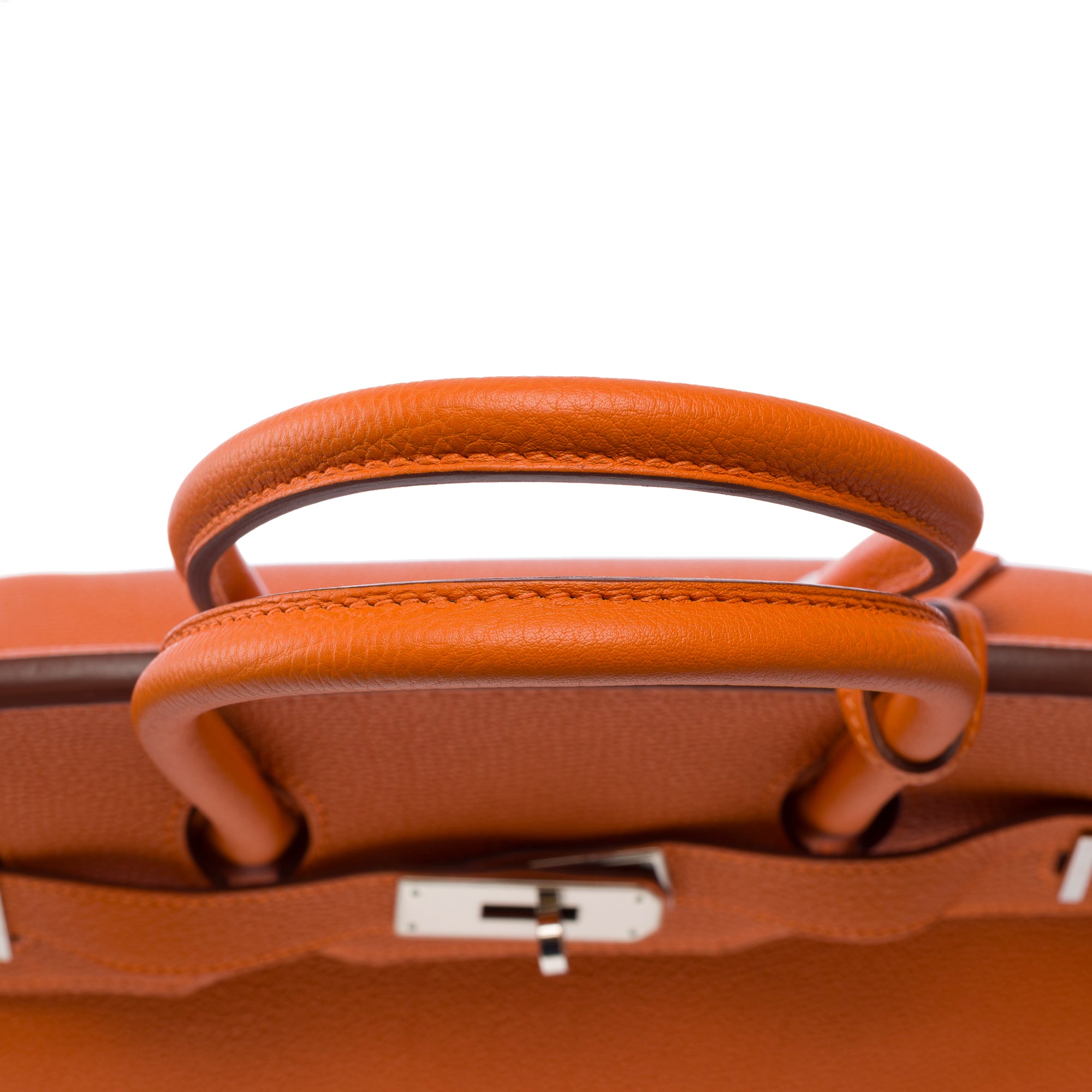 Sac HERMES Birkin 35 en Cuir Orange - 103812