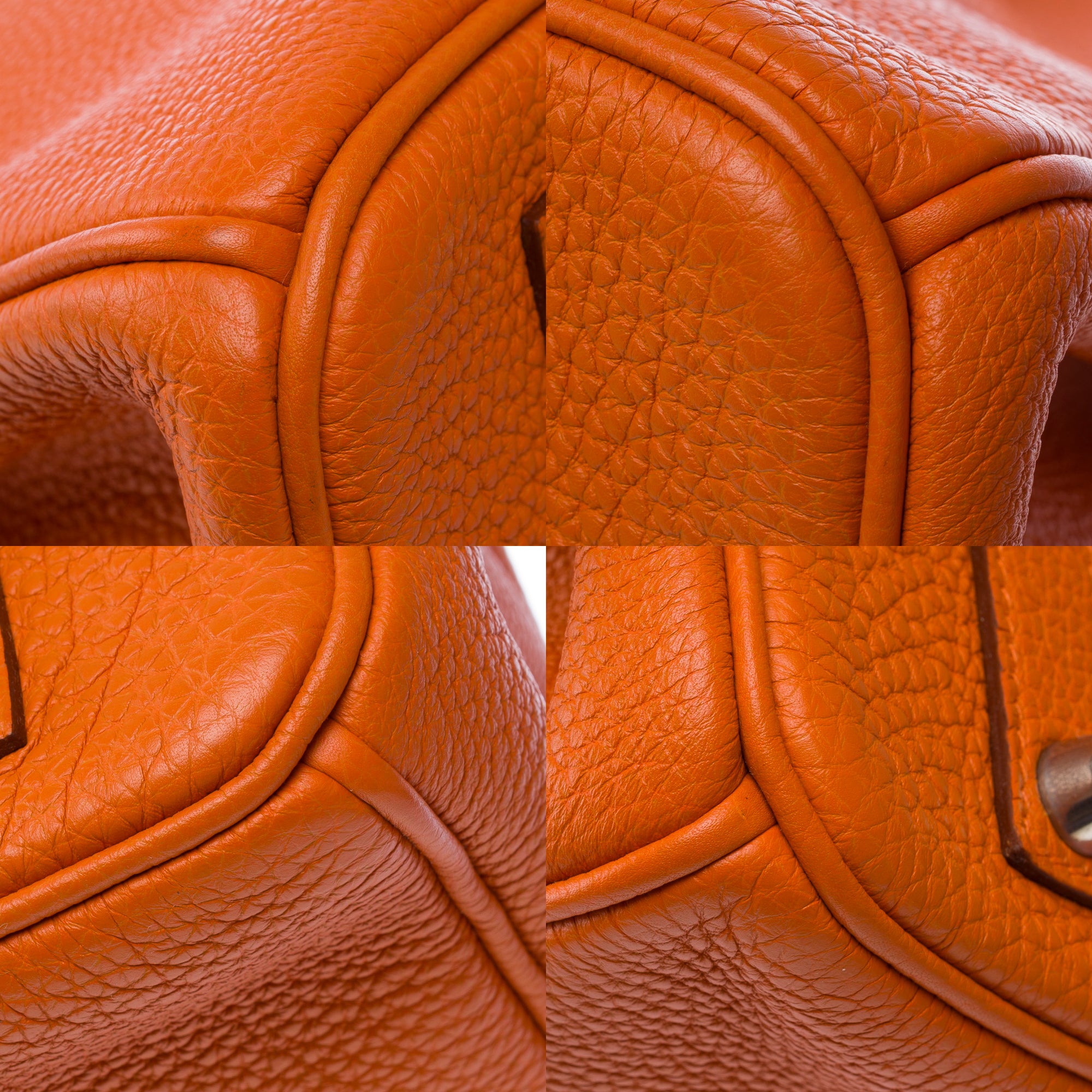 Sac HERMES Birkin 35 en Cuir Orange - 103812