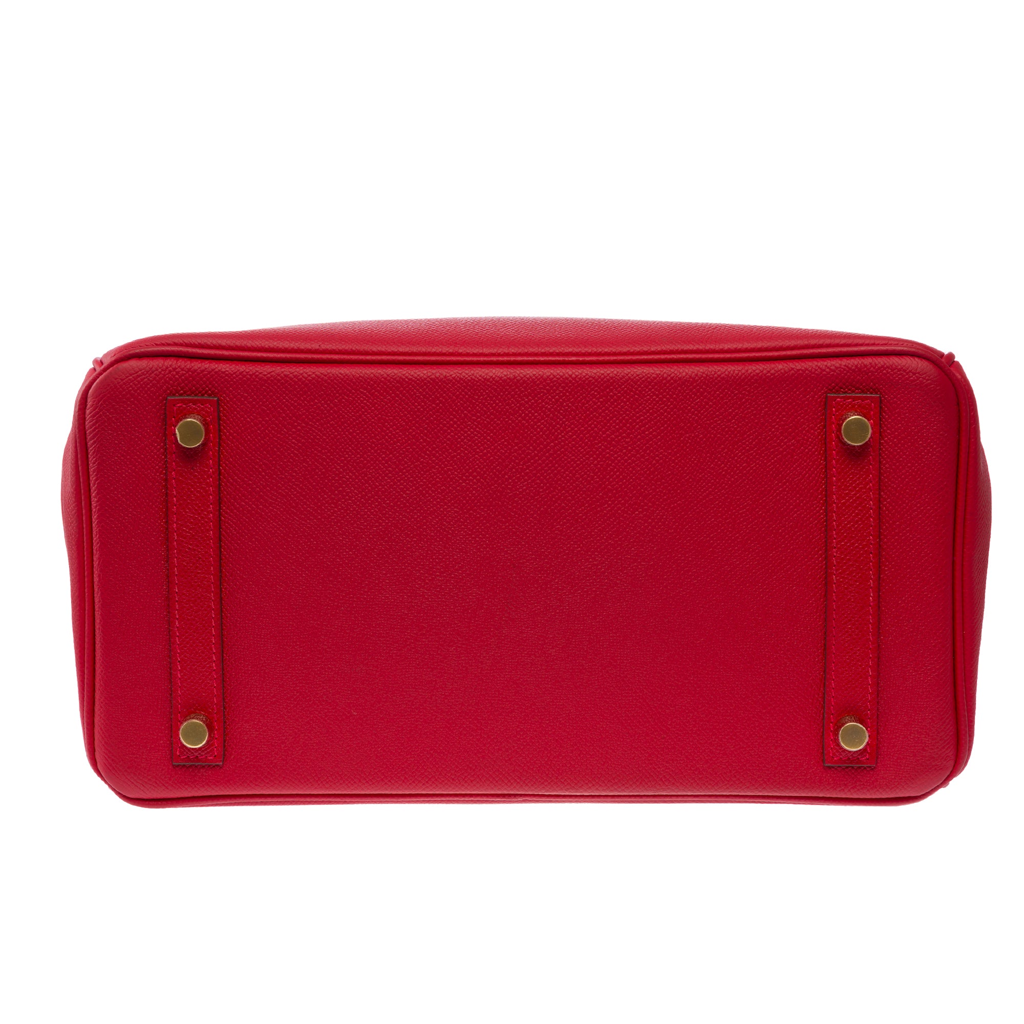 Sac HERMES Birkin 30 en Cuir Rouge - 103824