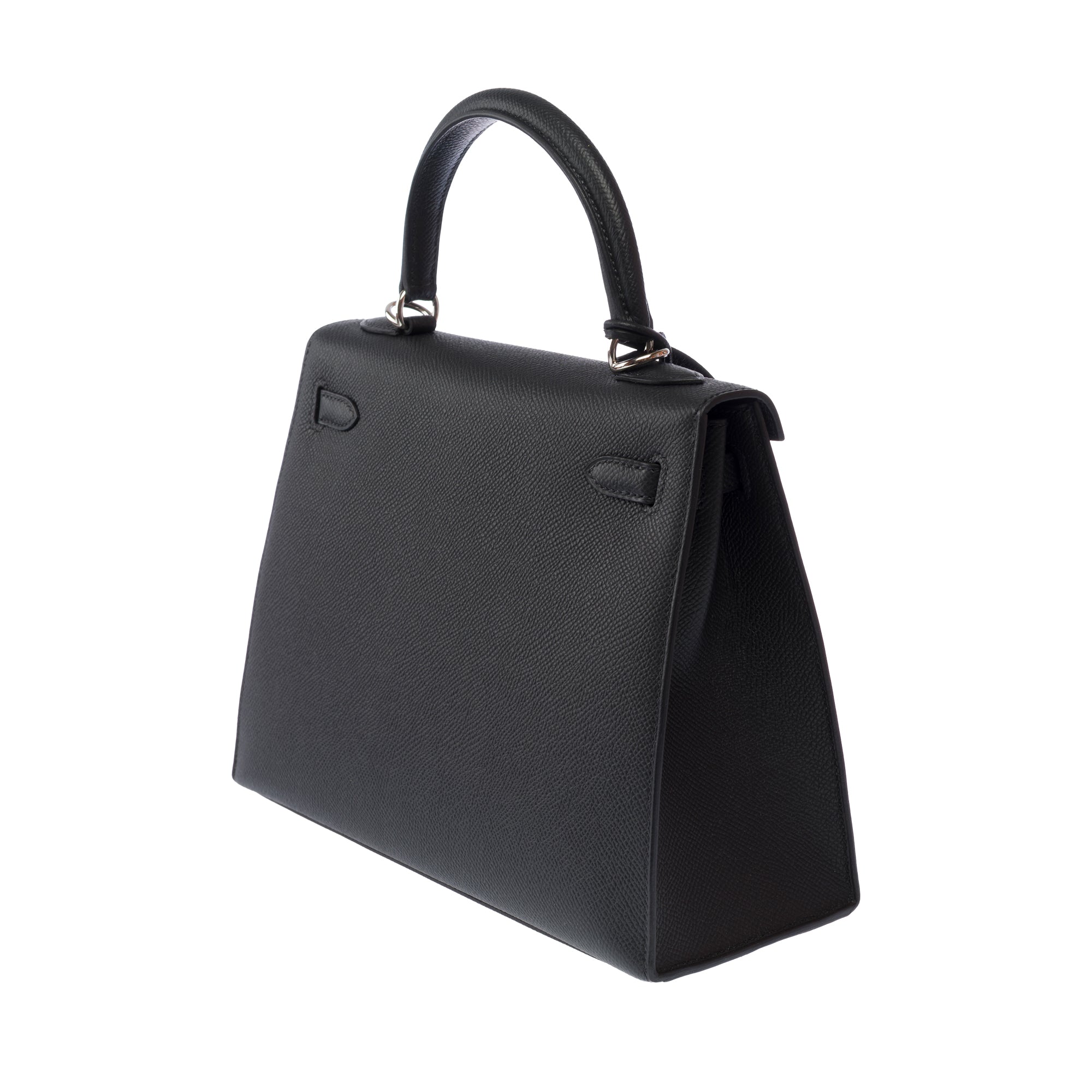 Sac HERMES Kelly 25 en Cuir Noir - 103817