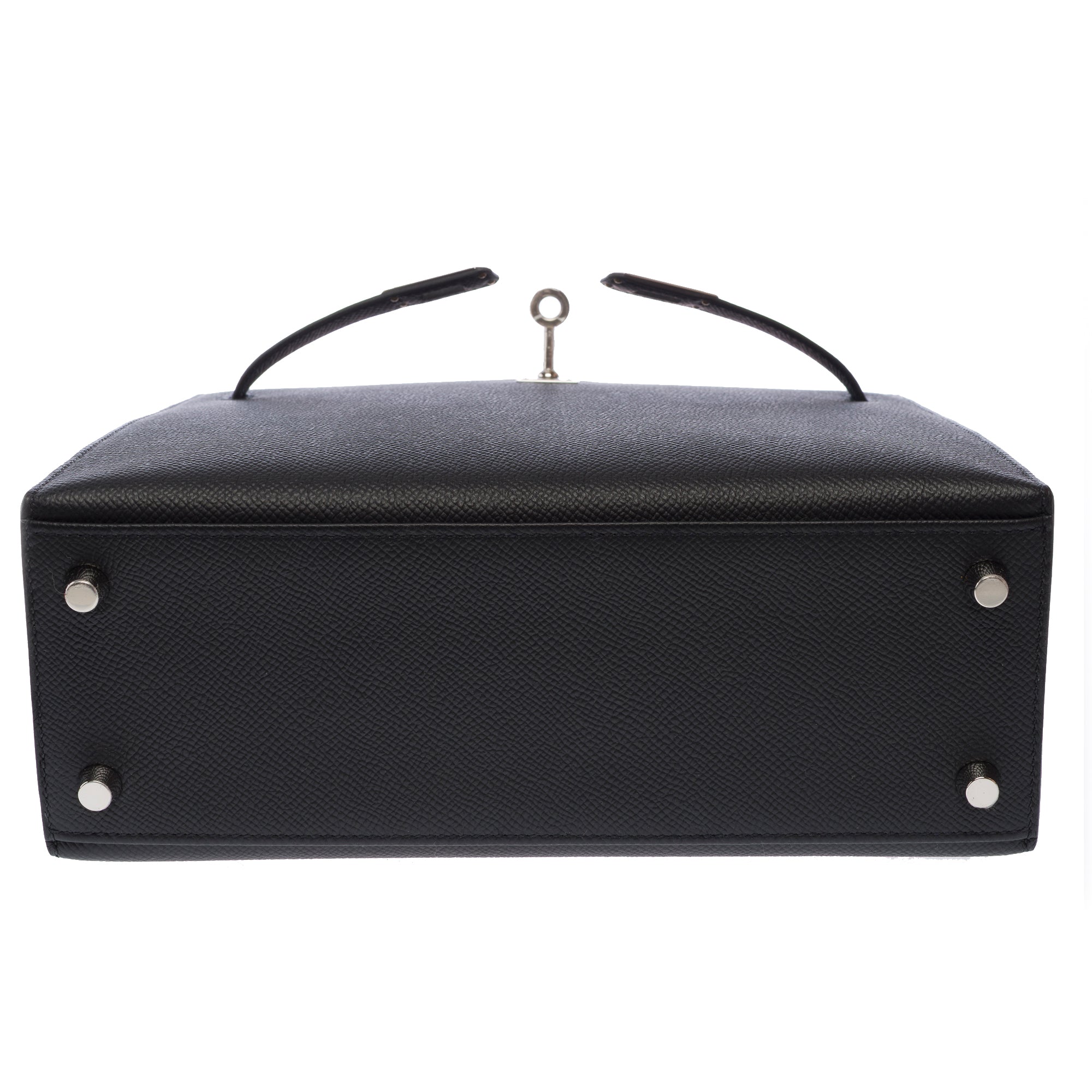 Sac HERMES Kelly 25 en Cuir Noir - 103817
