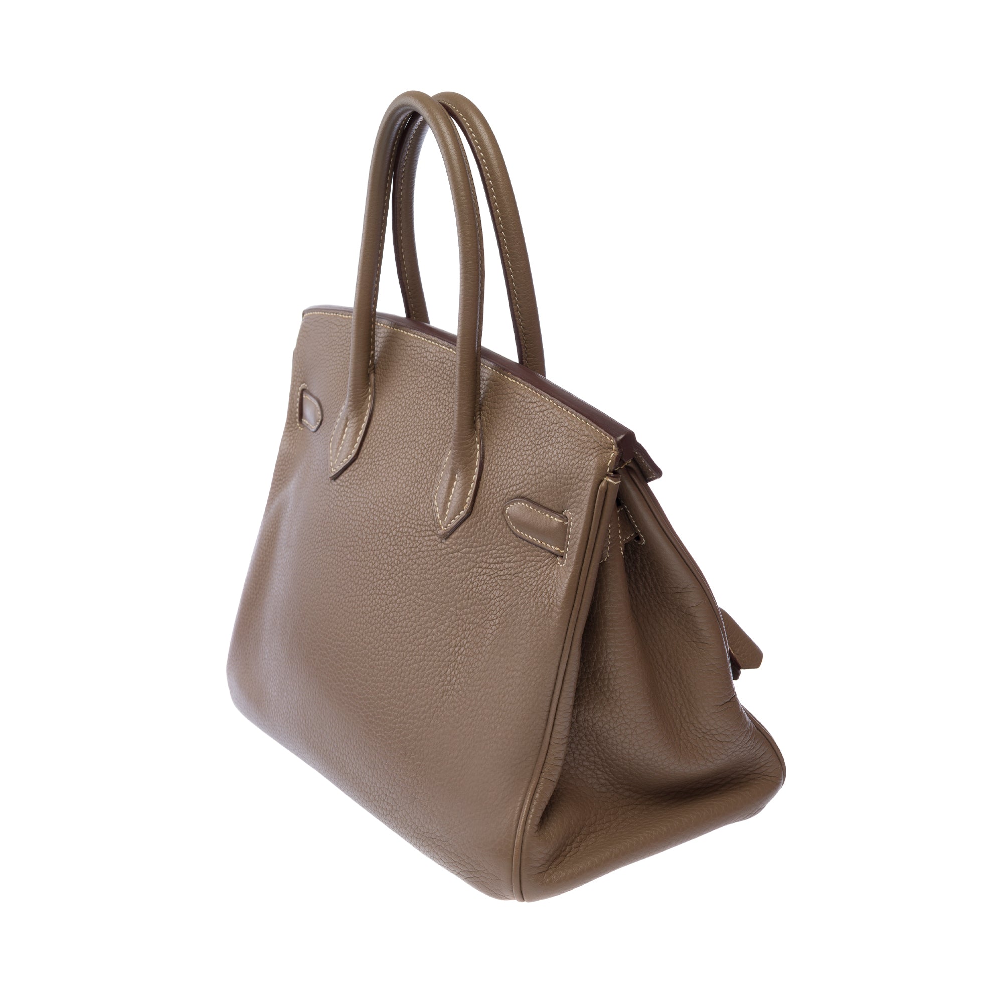 Sac HERMES Birkin 30 en Cuir Étoupe - 103717