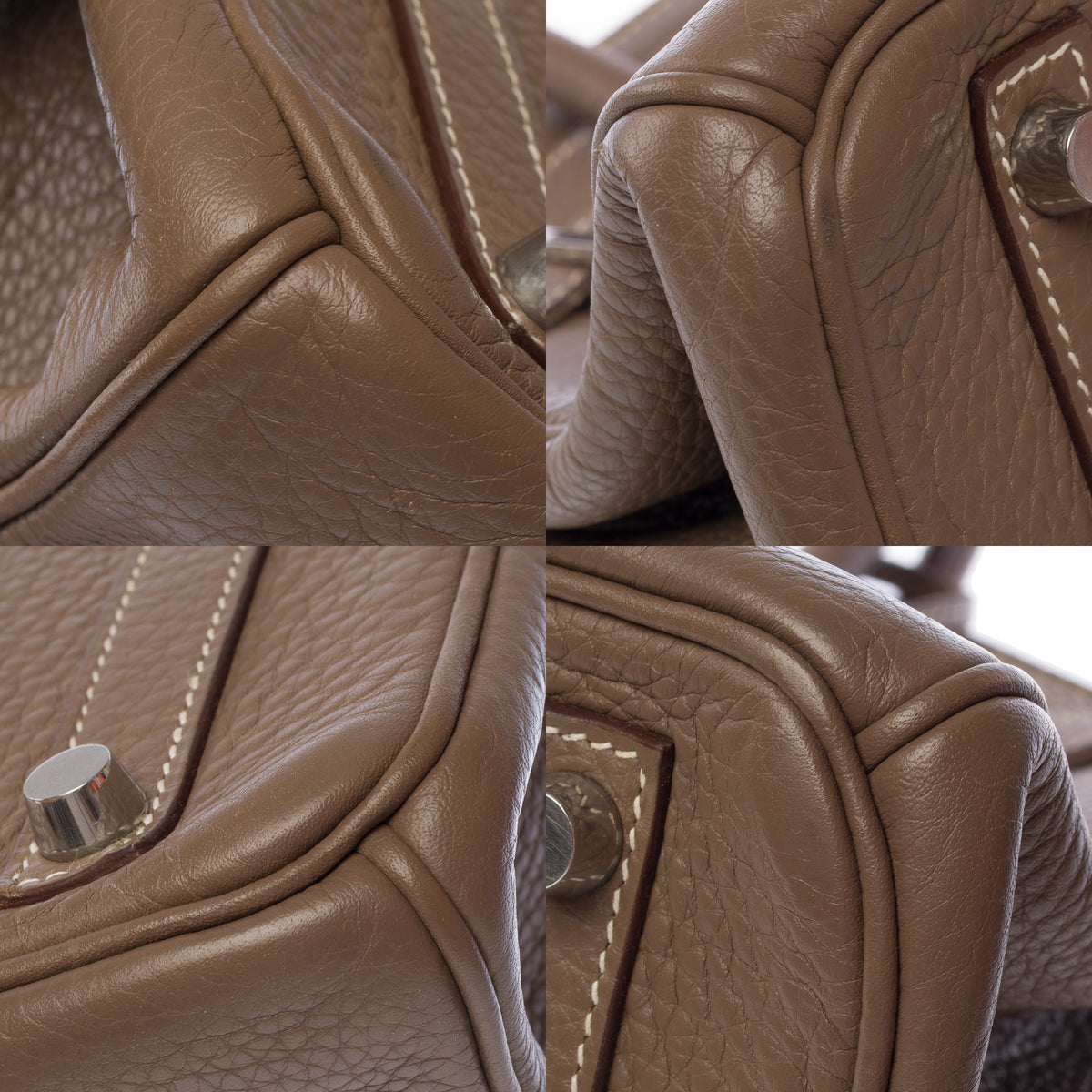 Sac HERMES Birkin 30 en Cuir Étoupe - 103717