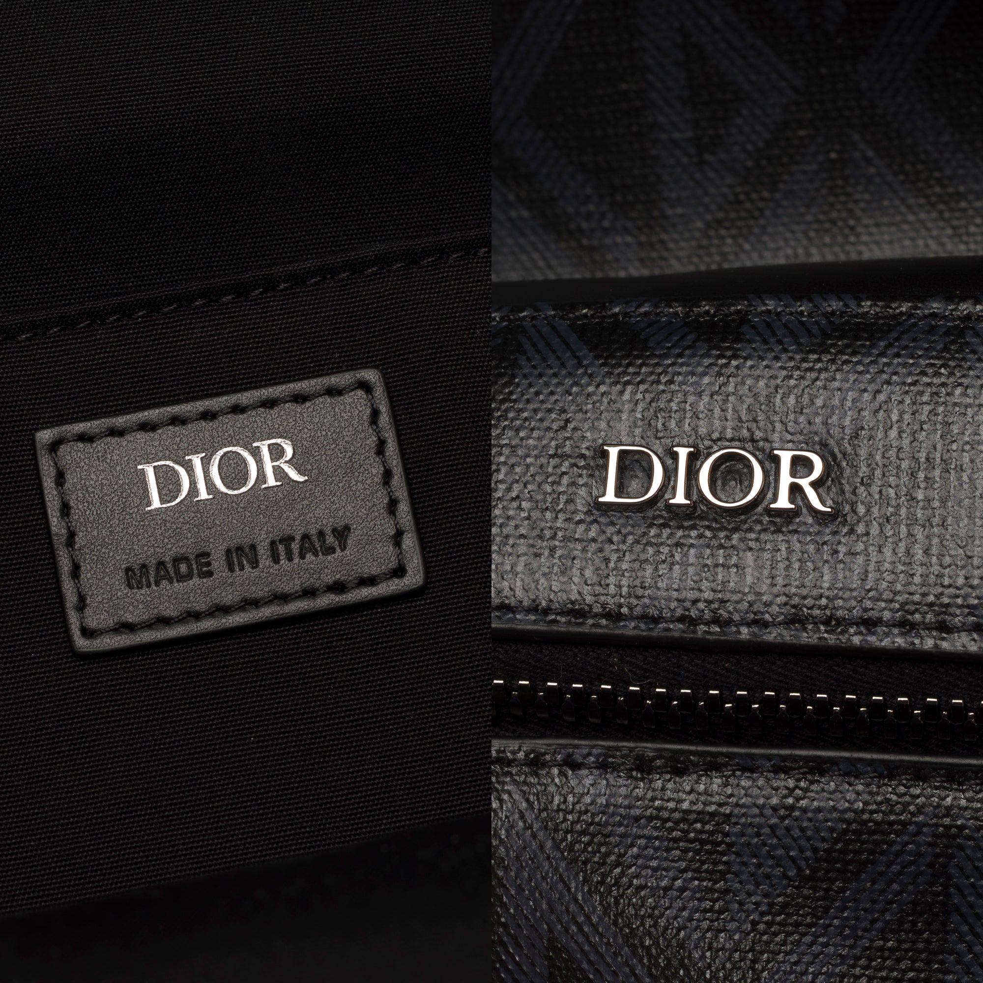 Sac DIOR en Toile Noir - 103809