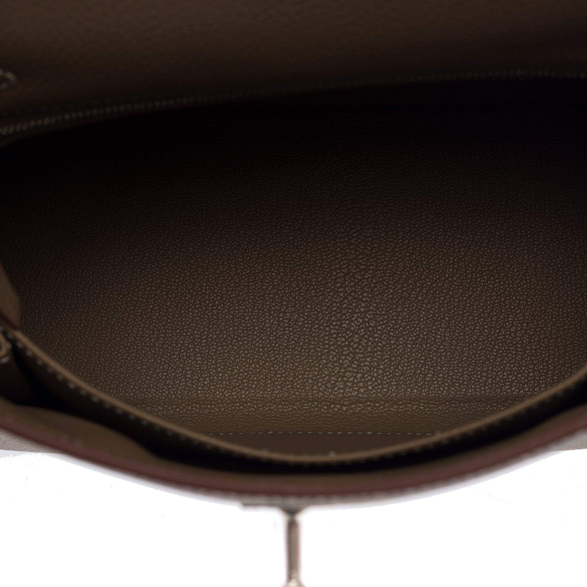 Sac HERMES Kelly 25 en Cuir Étoupe - 103789