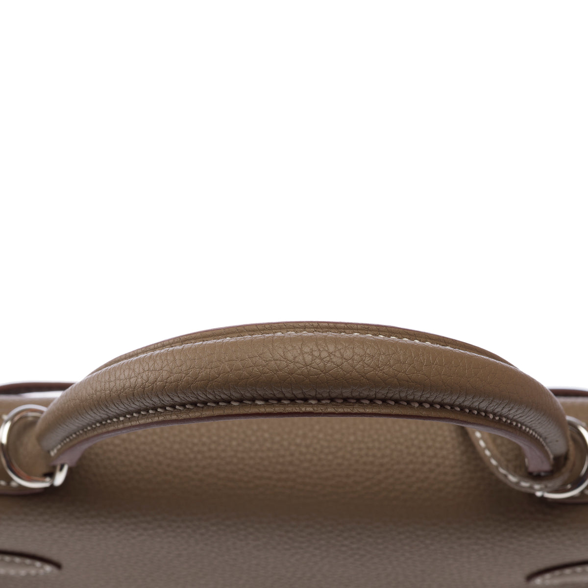 Sac HERMES Kelly 25 en Cuir Étoupe - 103789