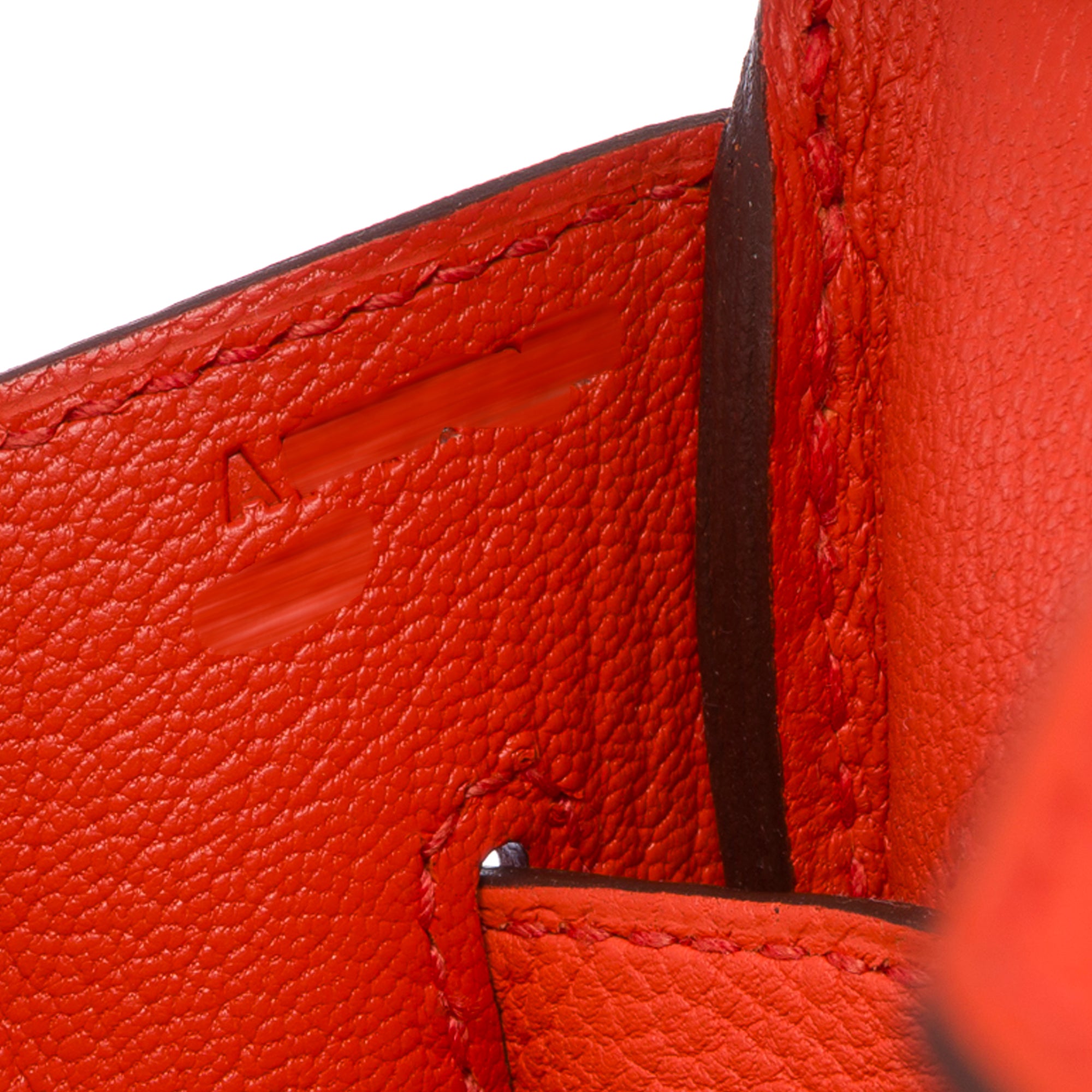 Sac HERMES Birkin 35 en Cuir Orange - 103819