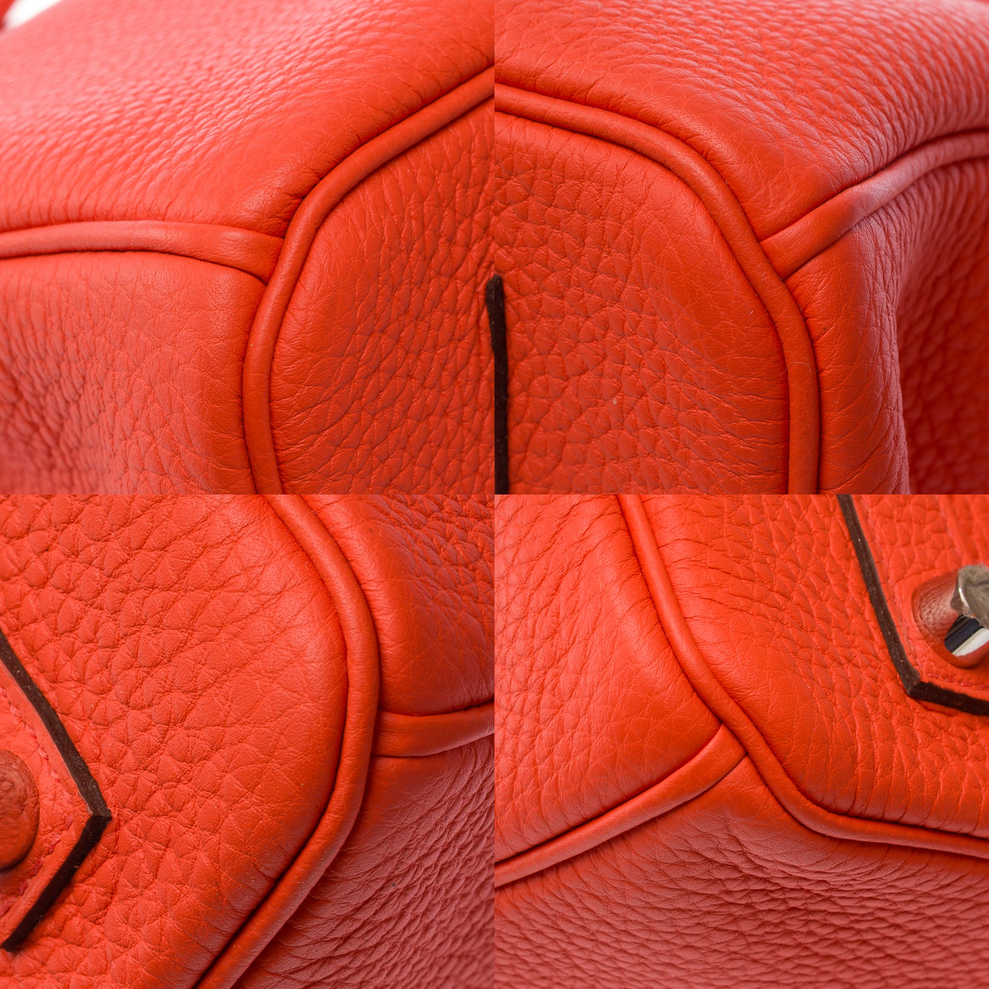 Sac HERMES Birkin 35 en Cuir Orange - 103819