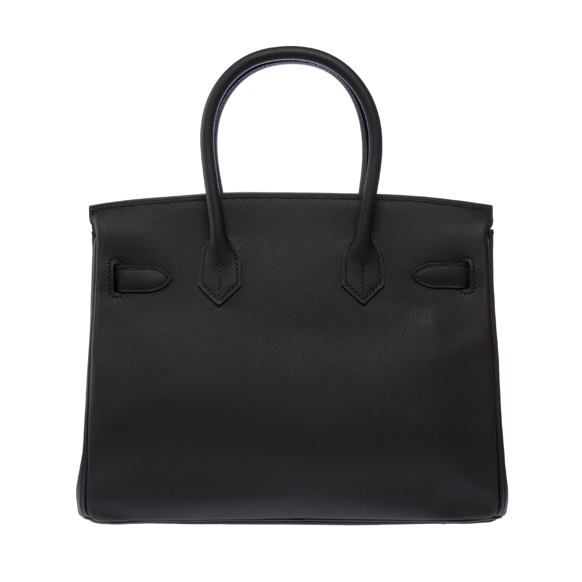 Sac HERMES Birkin 30 en Cuir Noir - 103825