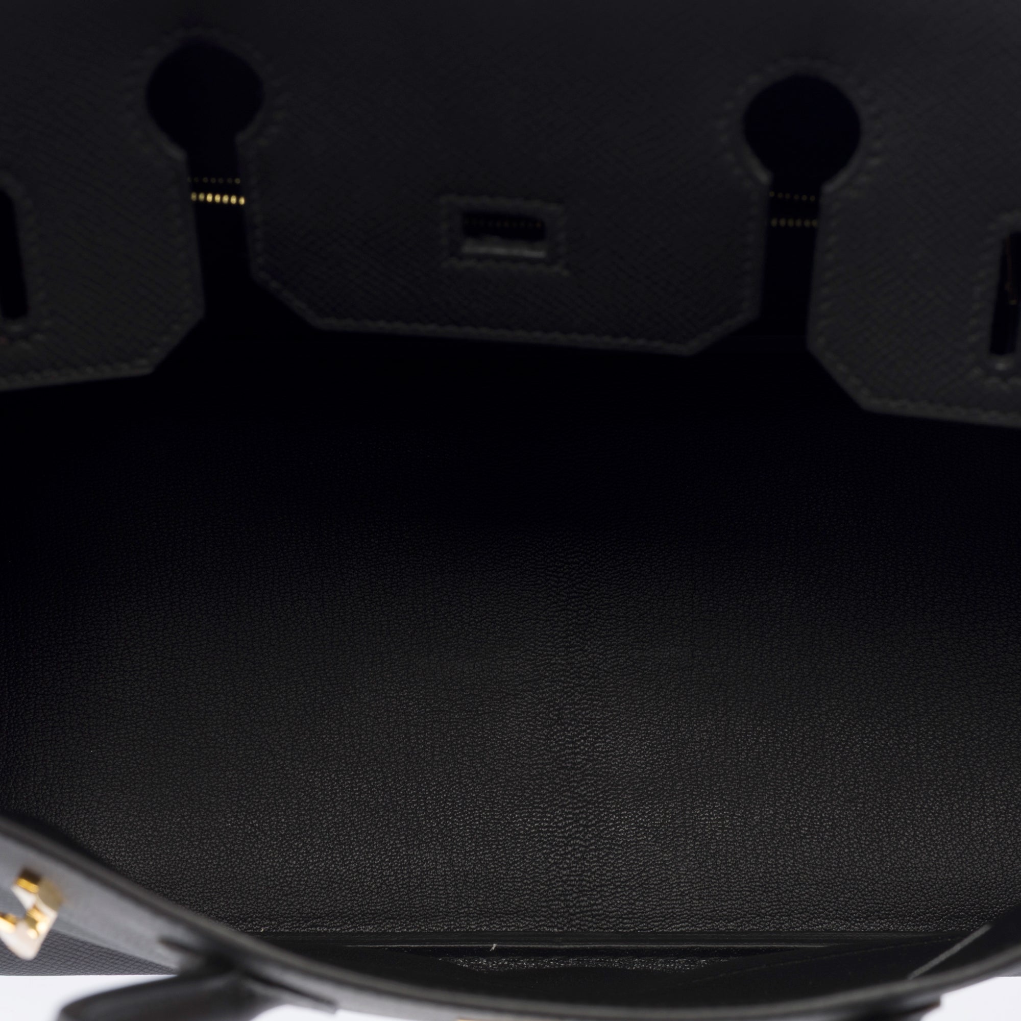 Sac HERMES Birkin 30 en Cuir Noir - 103825