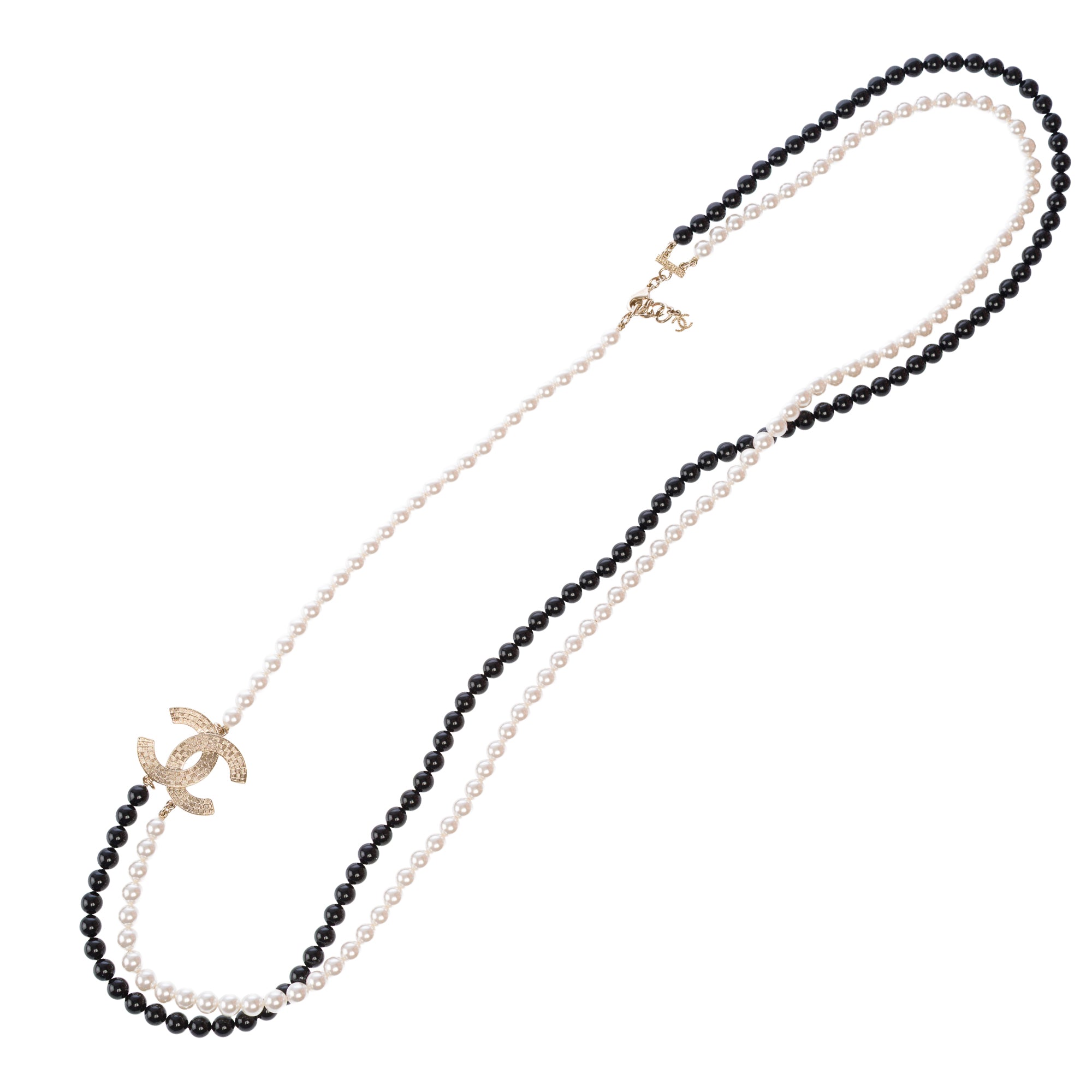 Bijoux CHANEL CC en Perle Noir - 103827