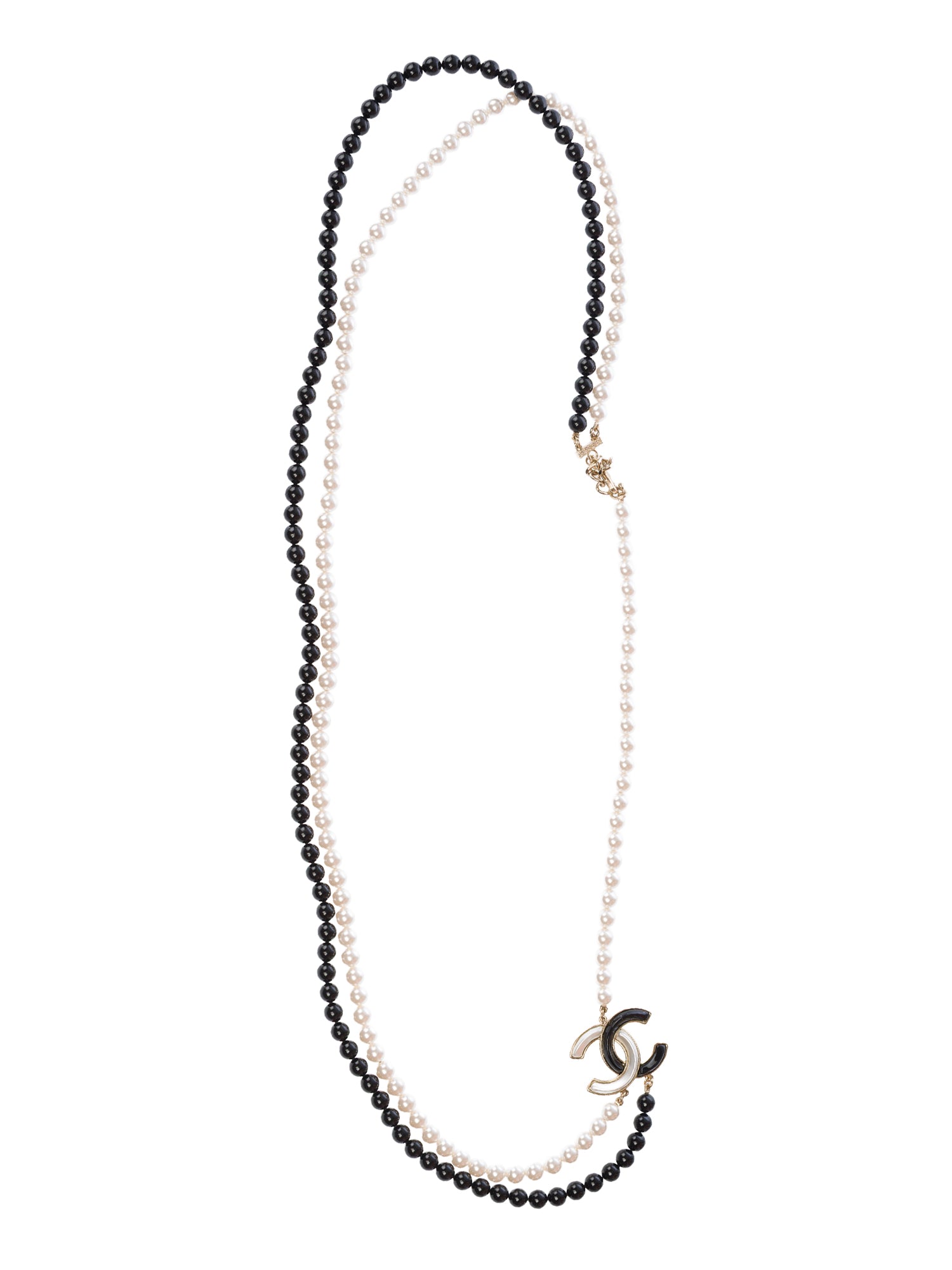 Bijoux CHANEL CC en Perle Noir - 103827
