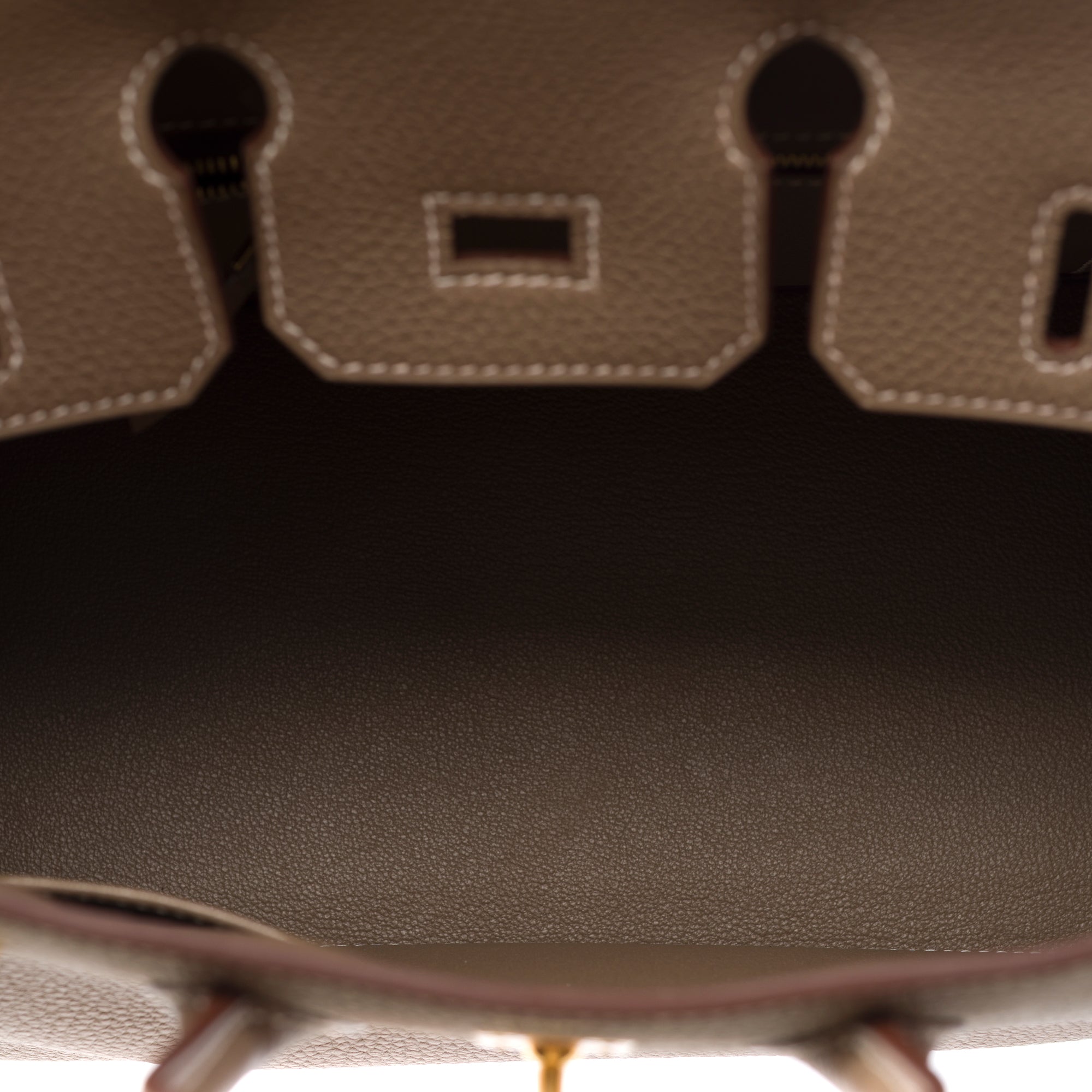 Sac HERMES Birkin 25 en Cuir Étoupe - 103838