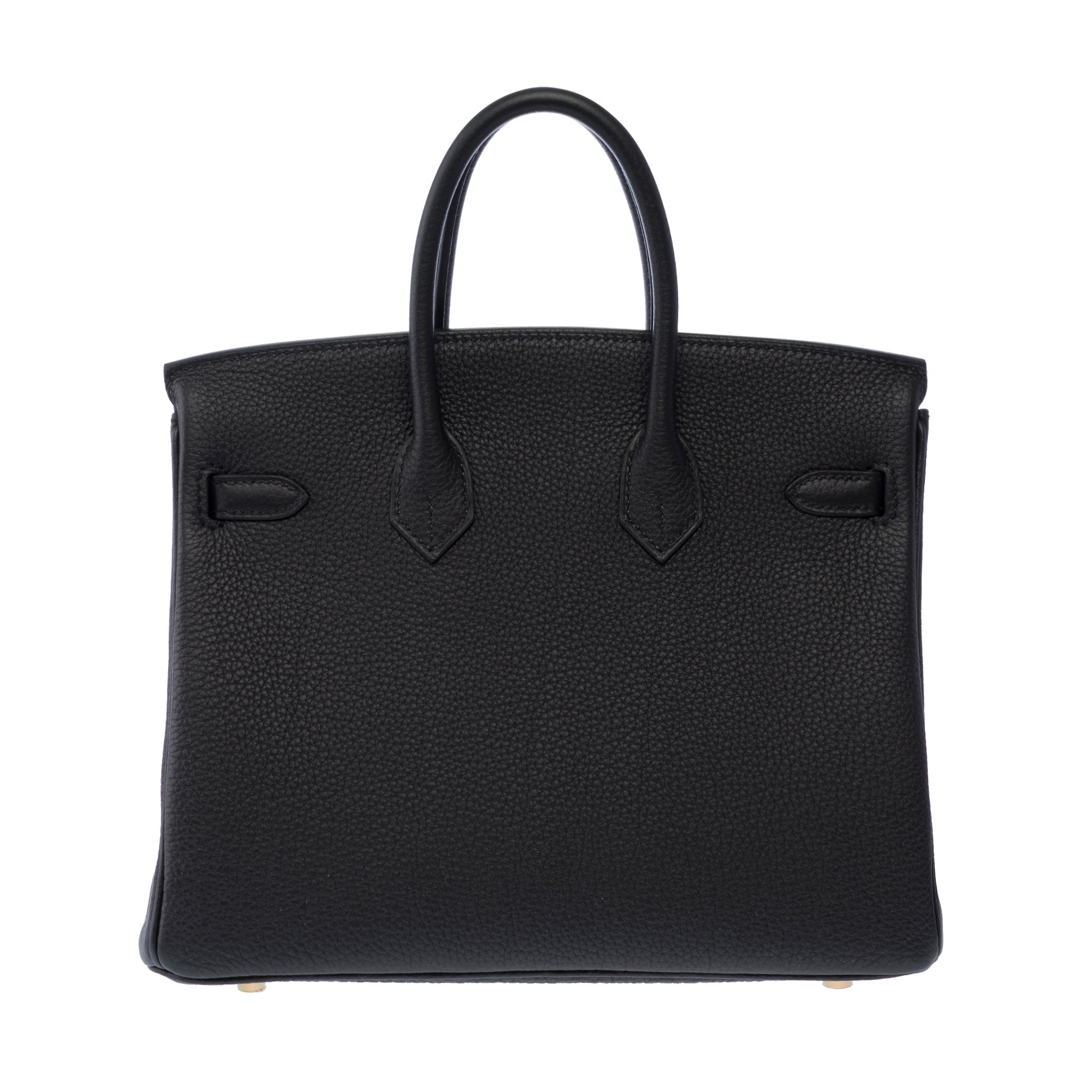 Sac HERMES Birkin 25 en Cuir Noir - 103870