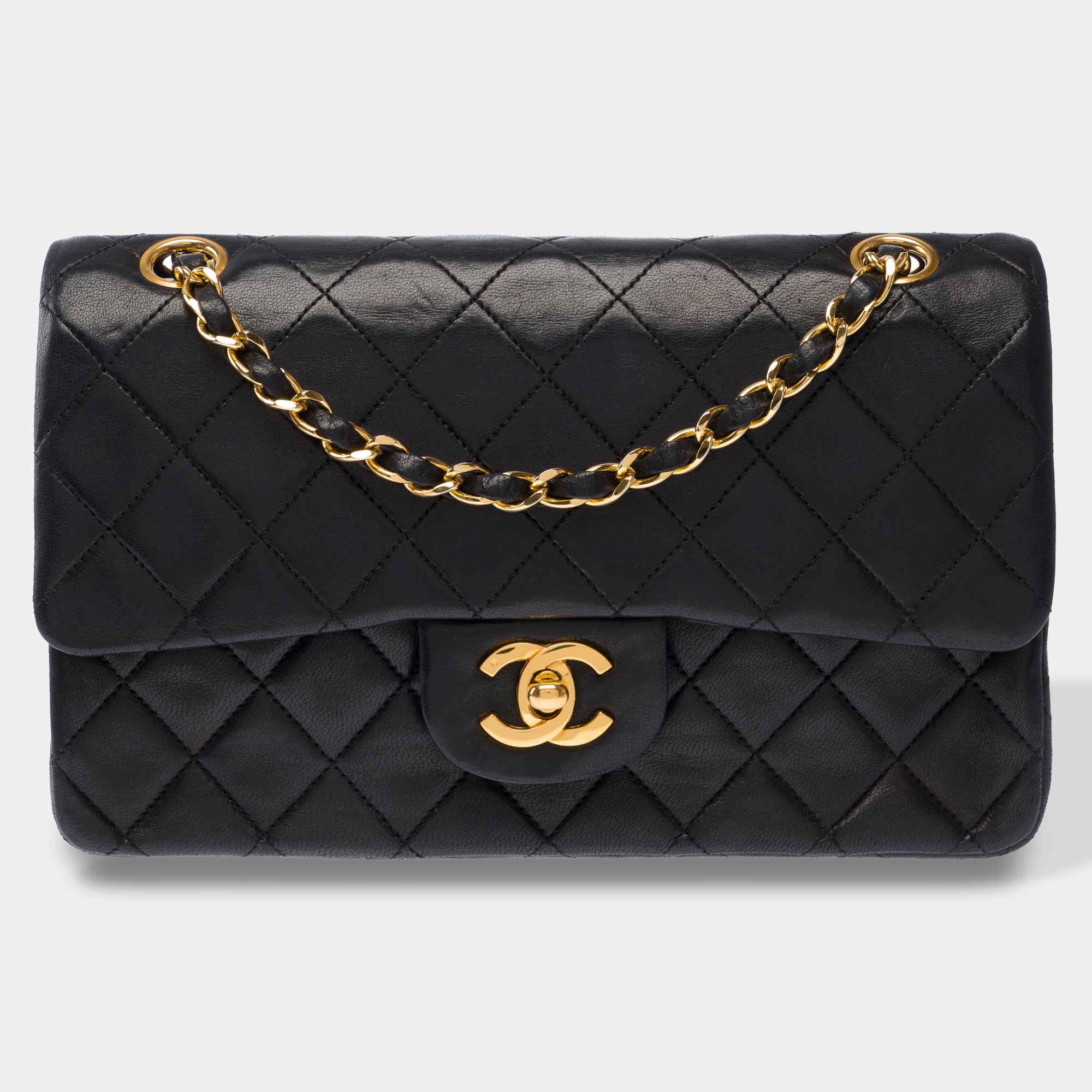 Sac CHANEL Timeless/Classique en Cuir Noir - 103864