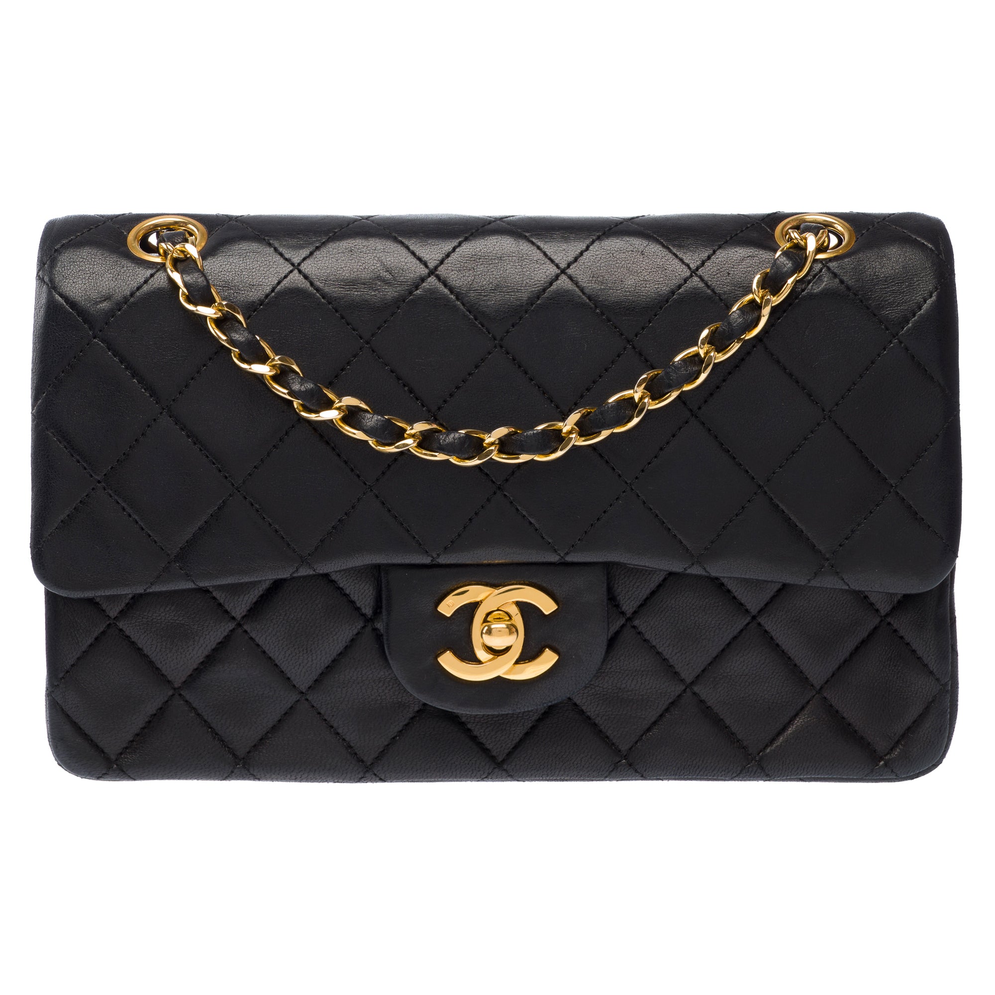 Sac CHANEL Timeless/Classique en Cuir Noir - 103864