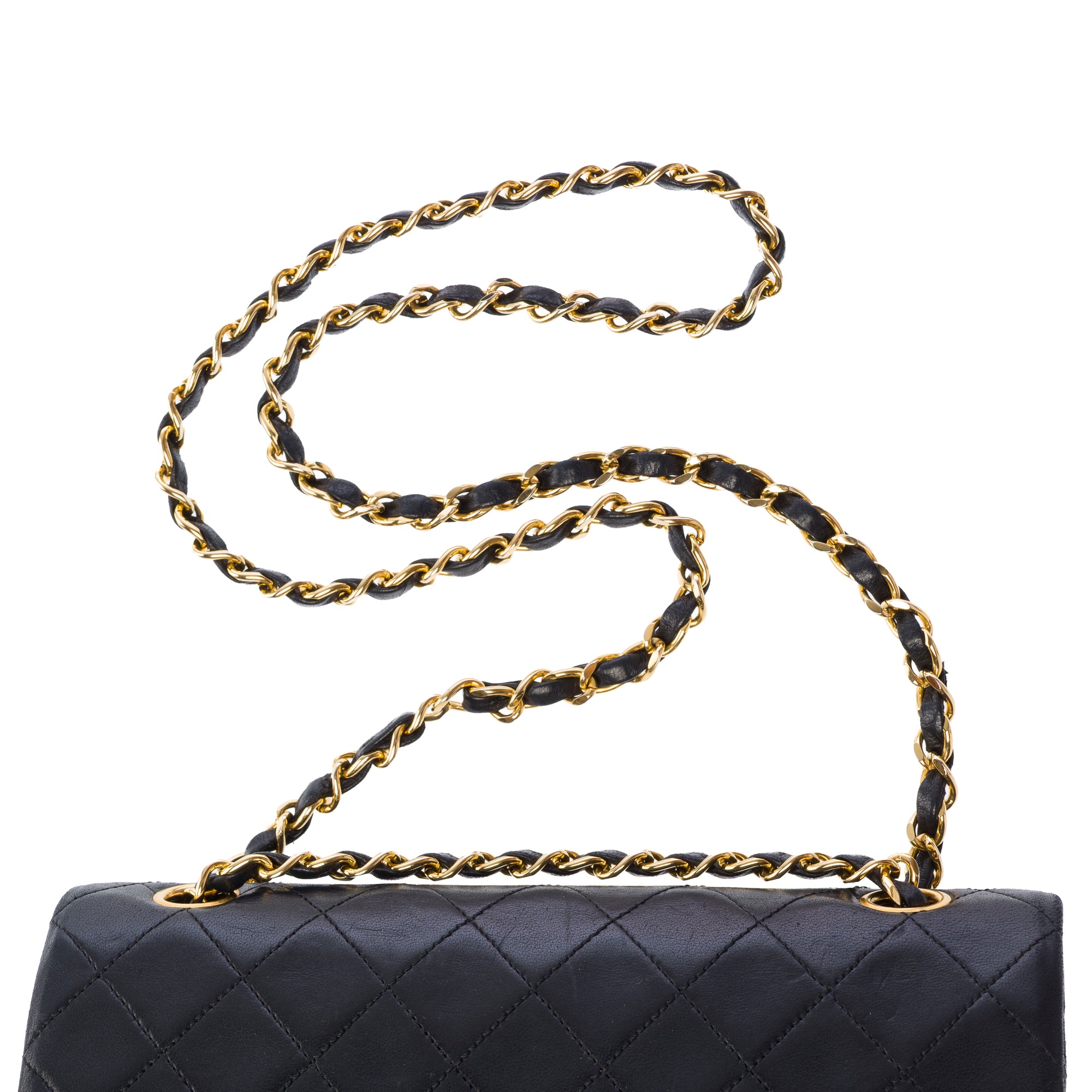 Sac CHANEL Timeless/Classique en Cuir Noir - 103864