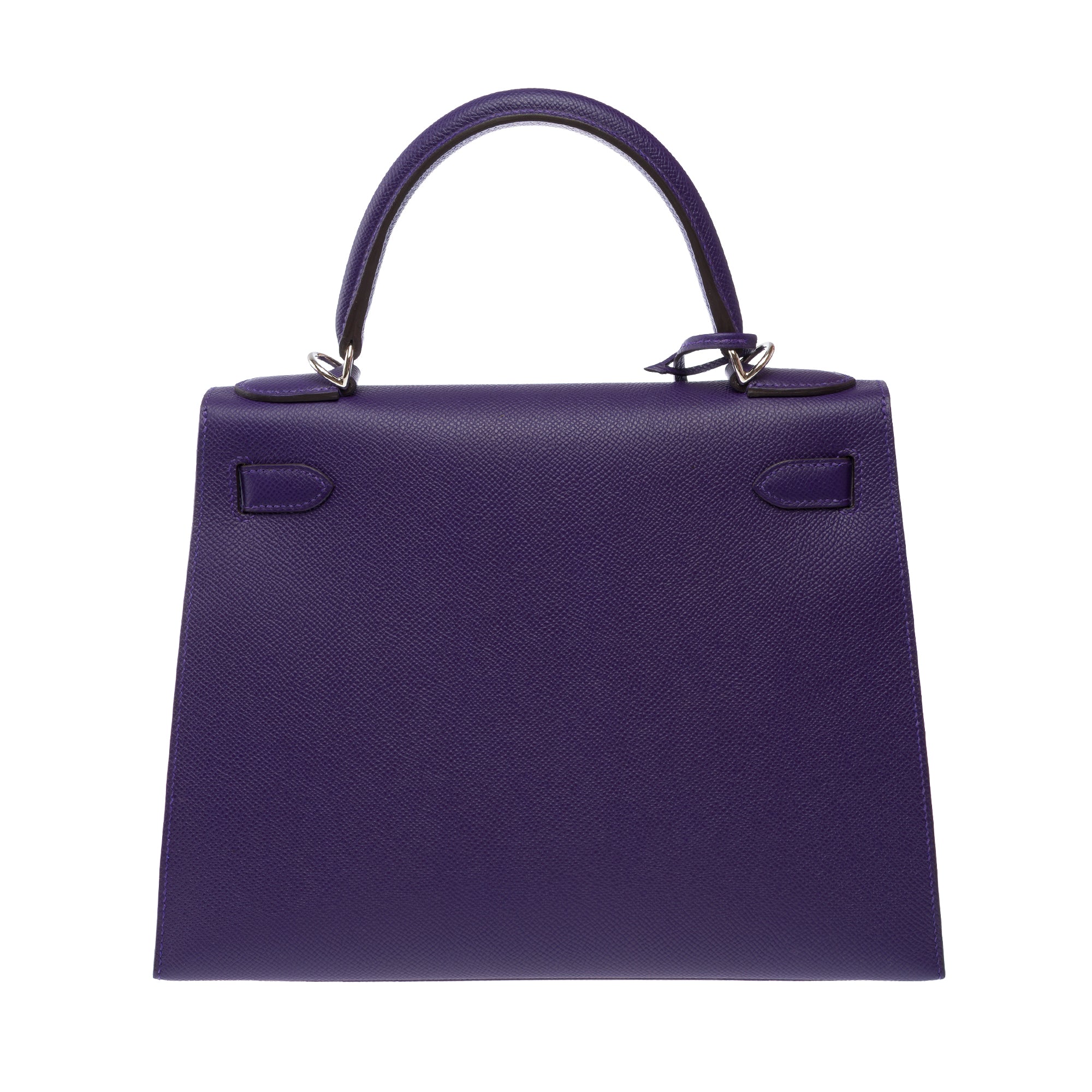 Sac HERMES Kelly 28 en Cuir Violet - 103871