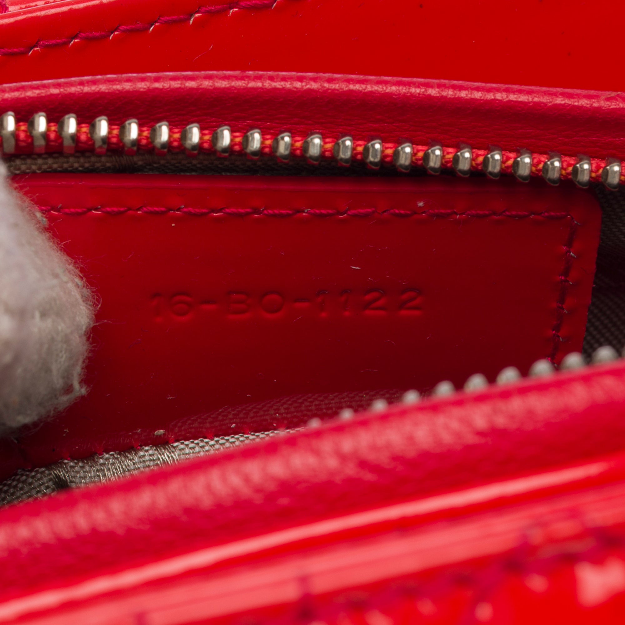 Sac DIOR Lady Dior en Cuir Rouge - 103867