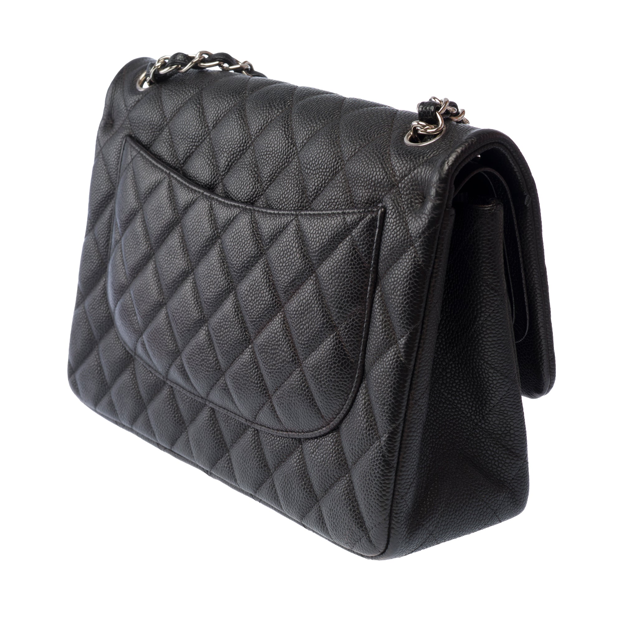 Sac CHANEL Timeless/Classique en Cuir Noir - 103868