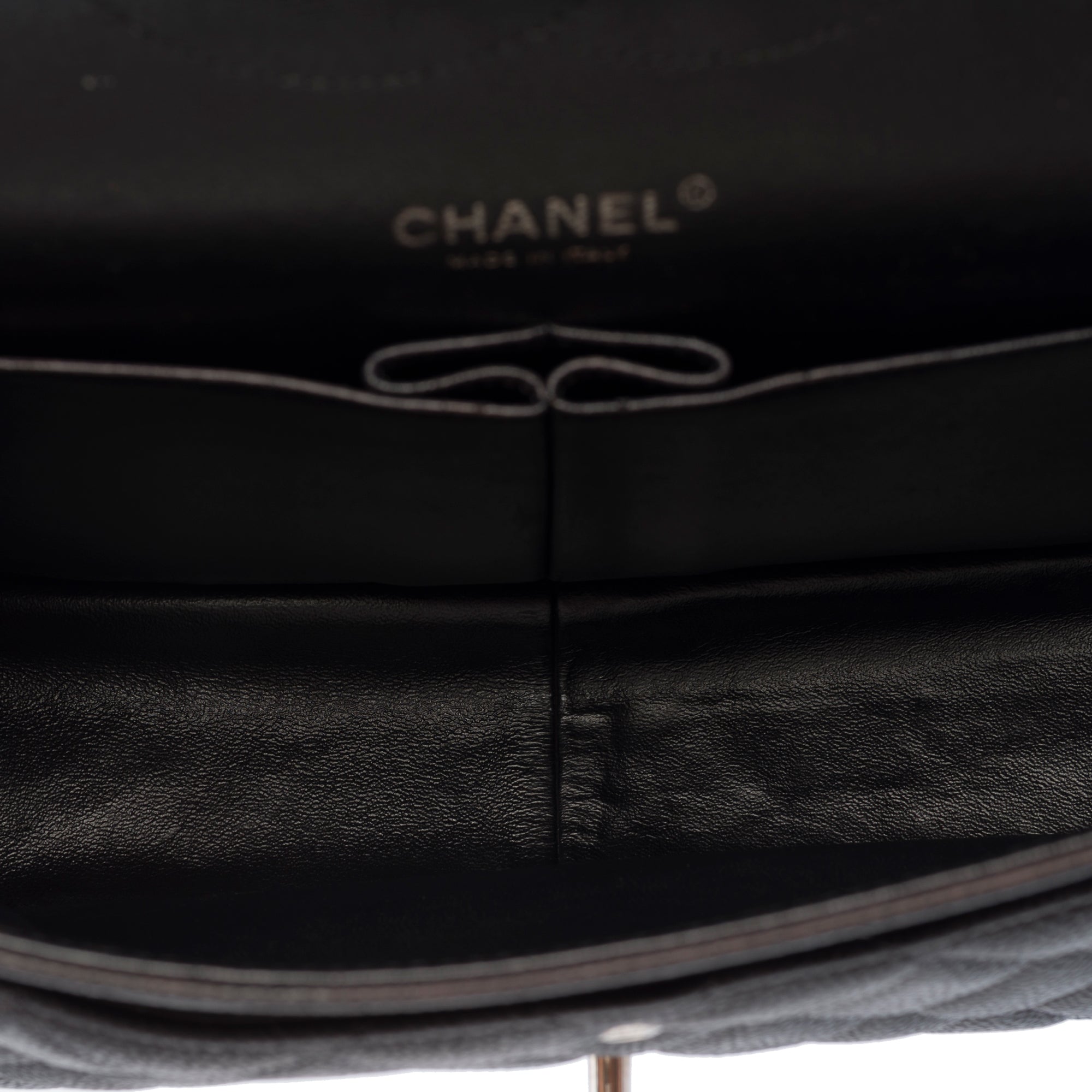 Sac CHANEL Timeless/Classique en Cuir Noir - 103868