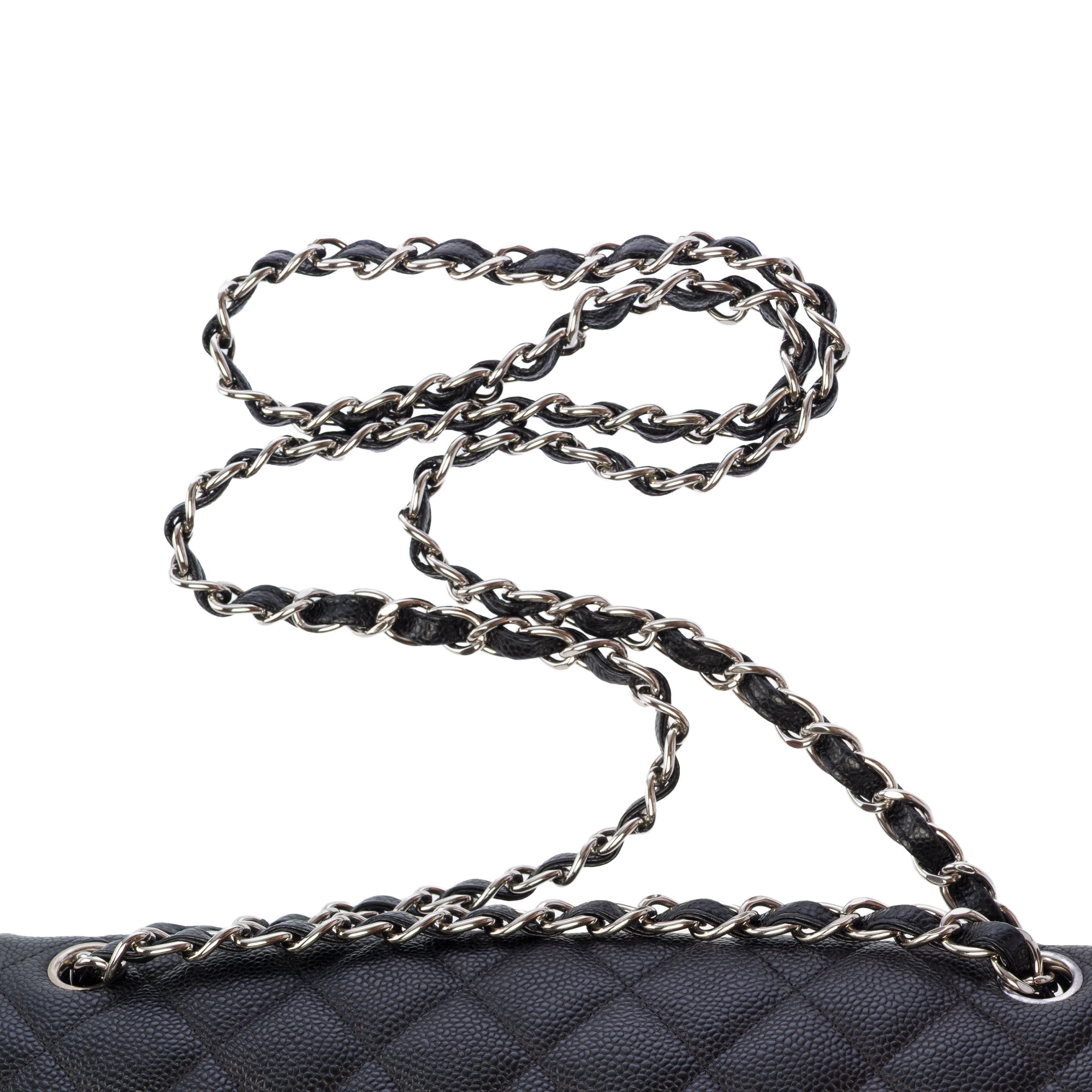 Sac CHANEL Timeless/Classique en Cuir Noir - 103868