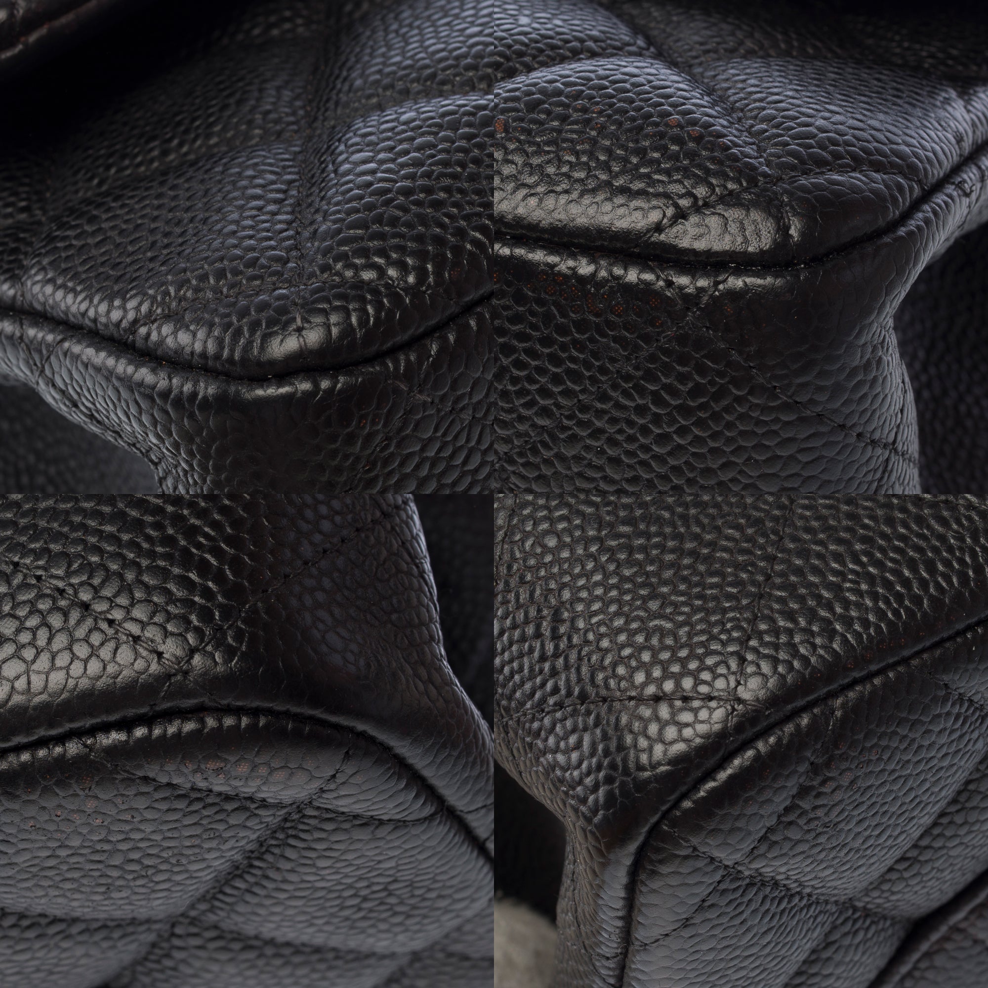 Sac CHANEL Timeless/Classique en Cuir Noir - 103868