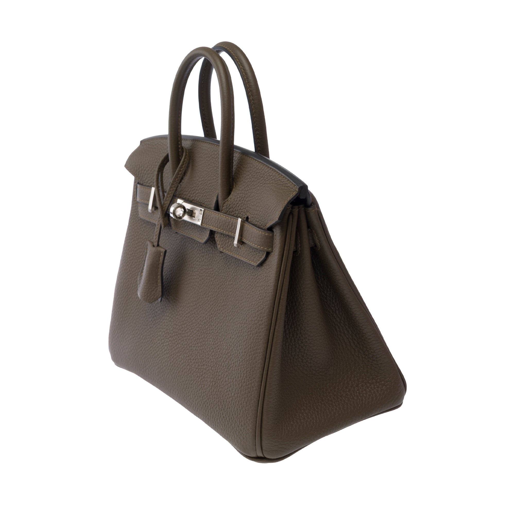 Sac HERMES Birkin 25 en Cuir Vert - 103874