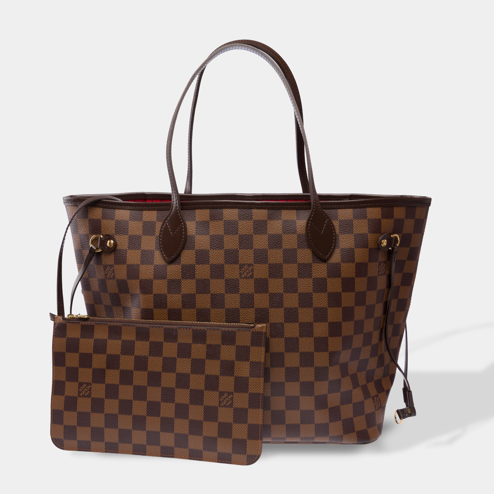 Sac LOUIS VUITTON Neverfull en Toile Marron - 103852