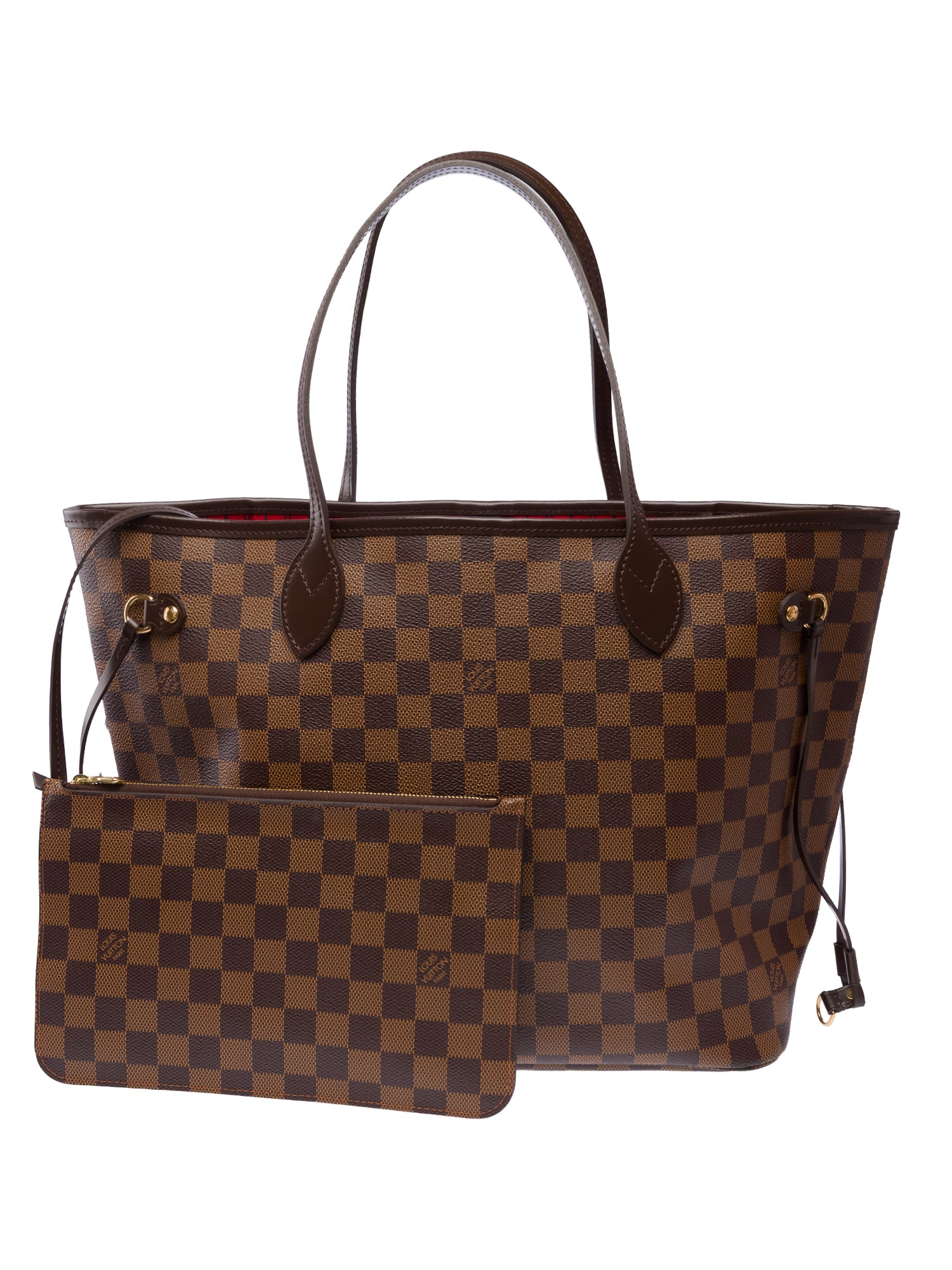 Sac LOUIS VUITTON Neverfull en Toile Marron - 103852