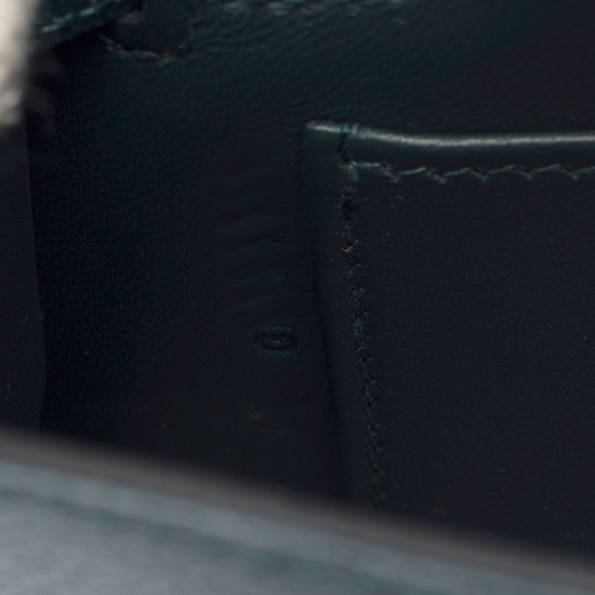 Sac HERMES Kelly Mini en Cuir Vert - 103842