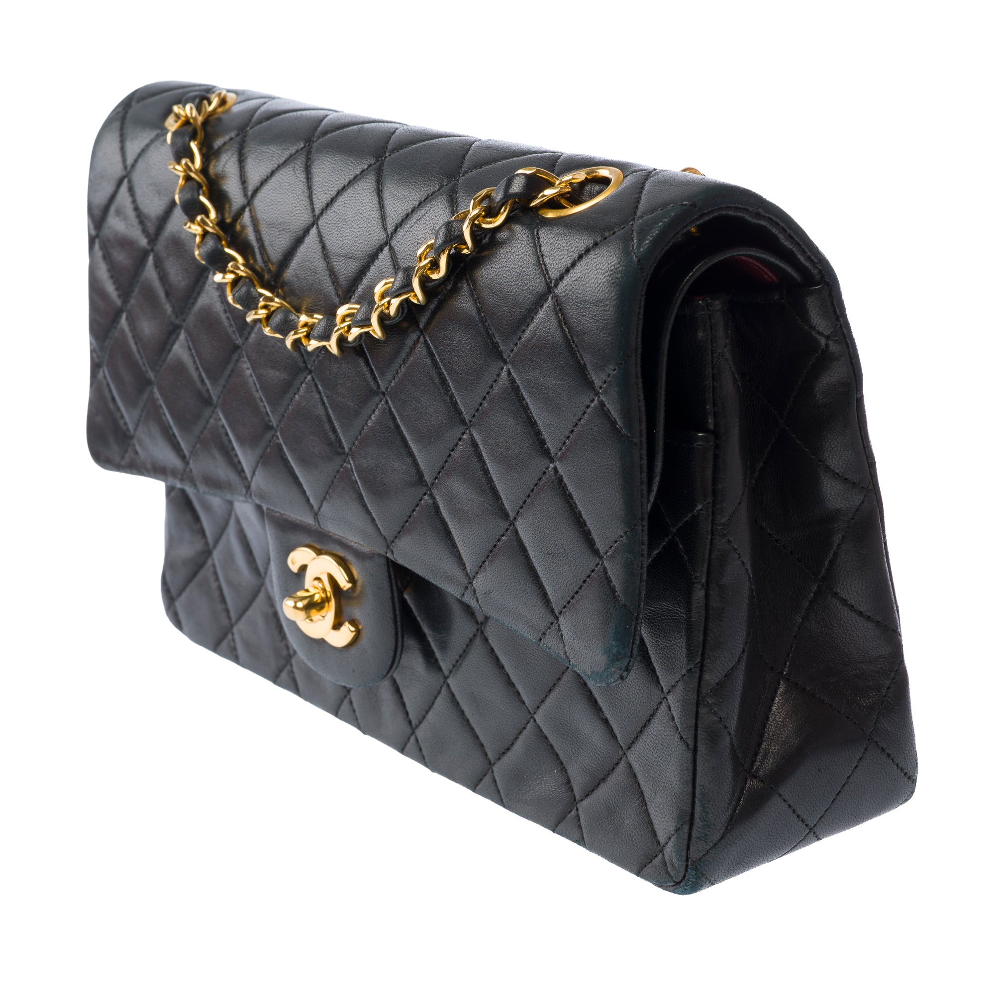 Sac CHANEL Timeless/Classique en Cuir Noir - 103862