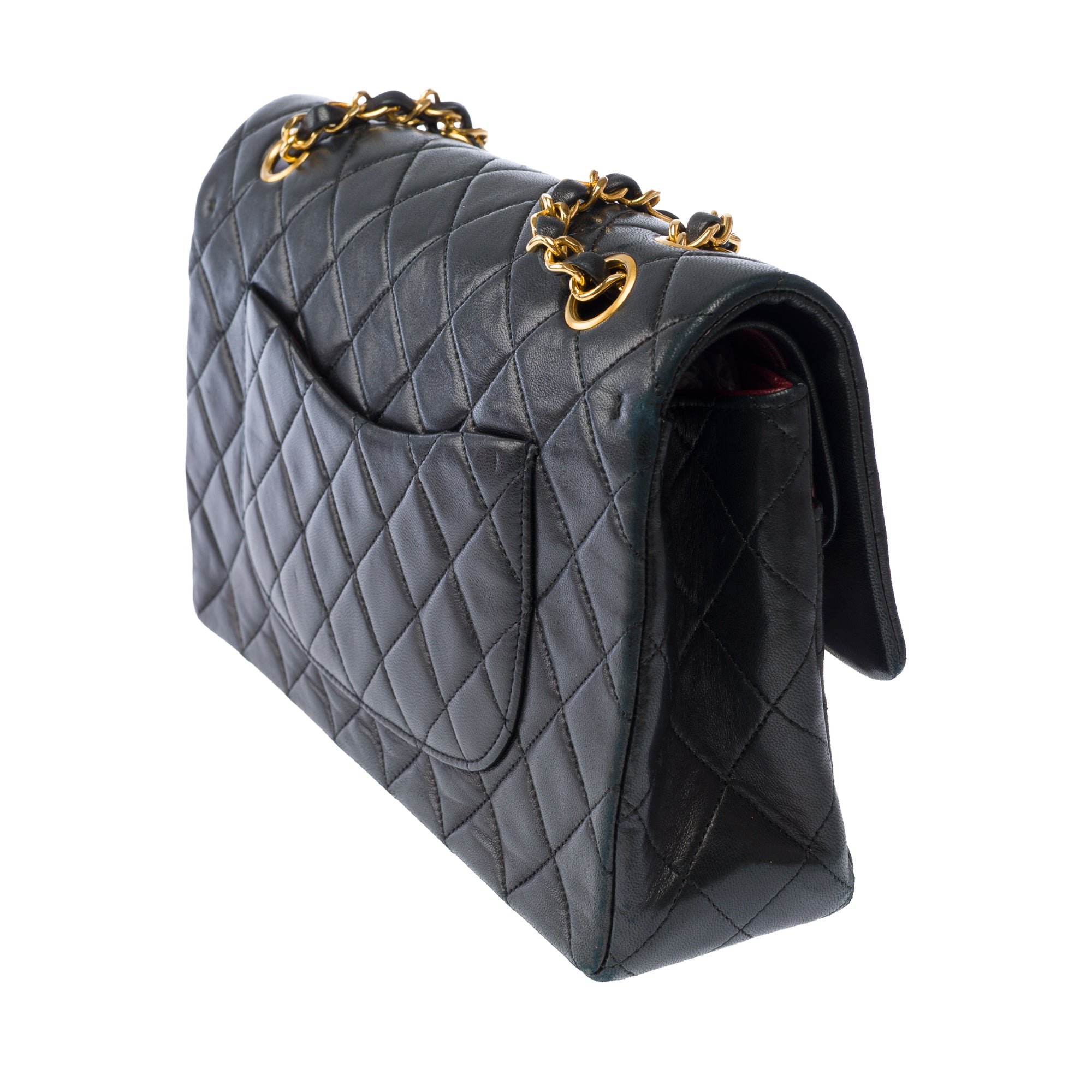 Sac CHANEL Timeless/Classique en Cuir Noir - 103862