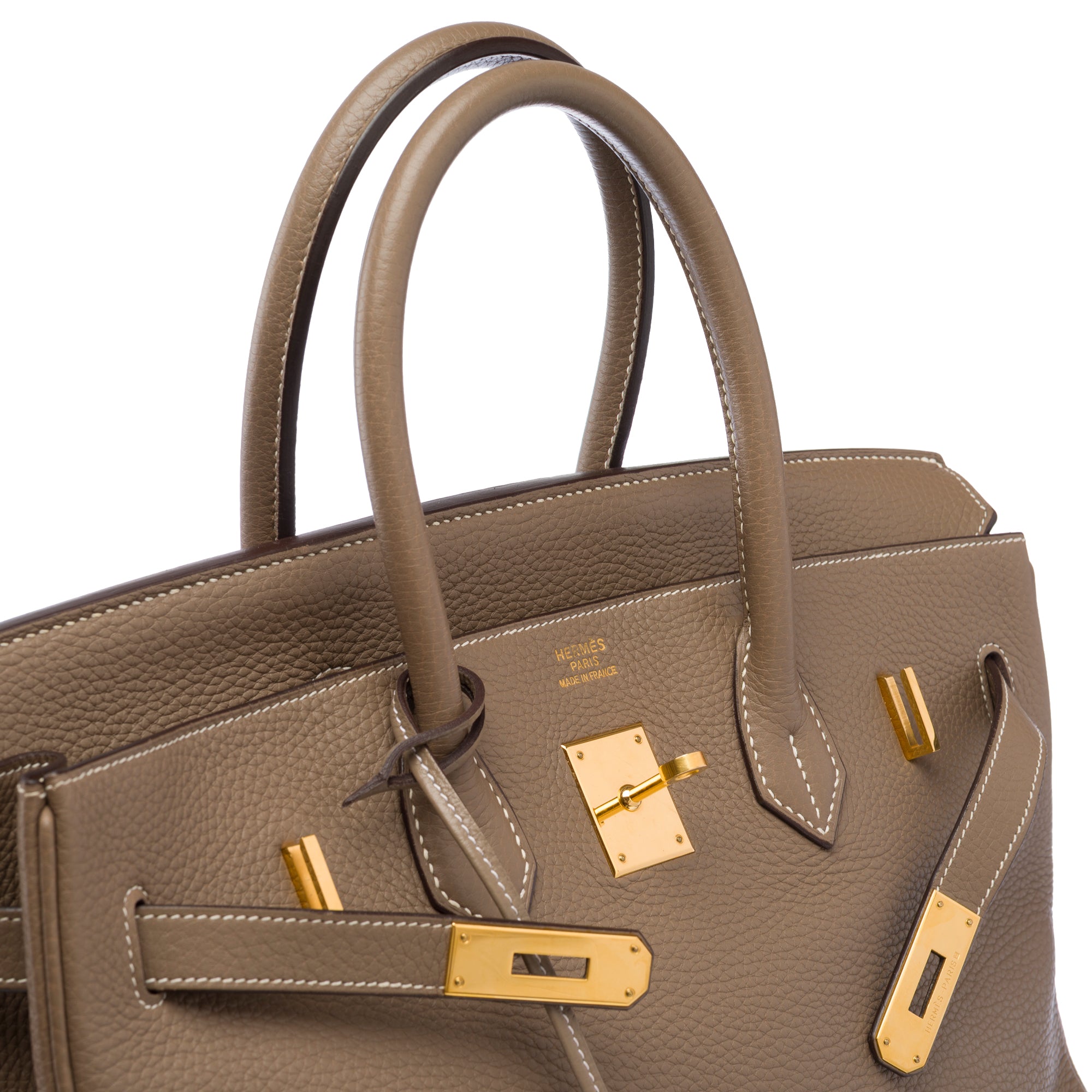Sac HERMES Birkin 35 en Cuir Étoupe - 103873