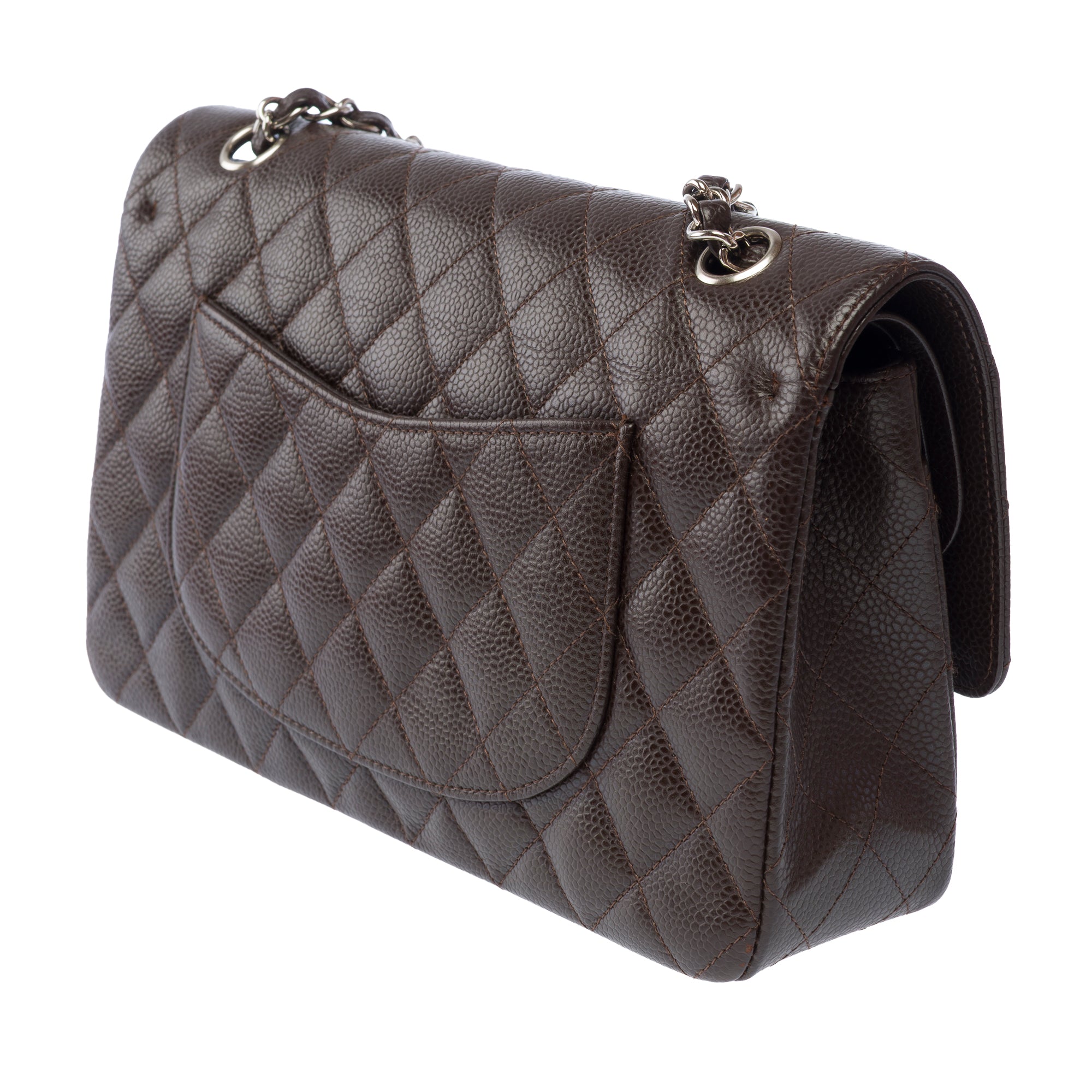 Sac CHANEL Timeless/Classique en Cuir Marron - 103846