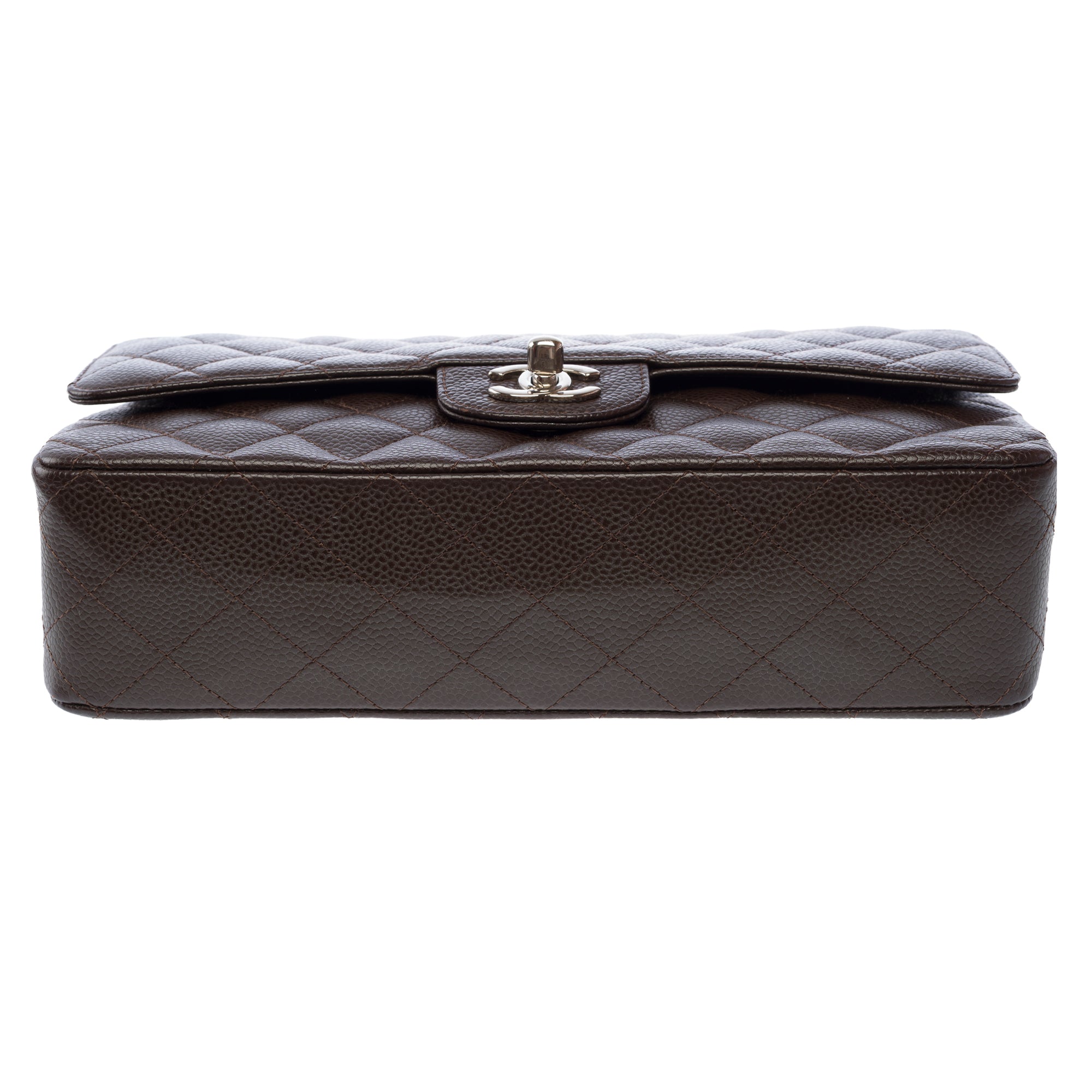 Sac CHANEL Timeless/Classique en Cuir Marron - 103846