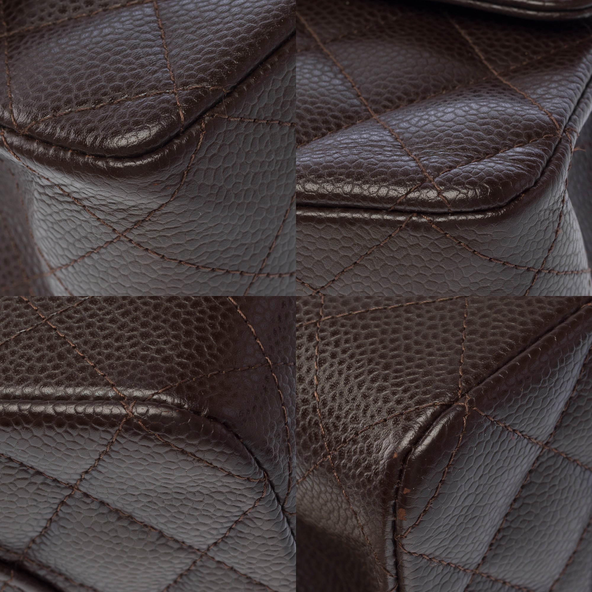 Sac CHANEL Timeless/Classique en Cuir Marron - 103846