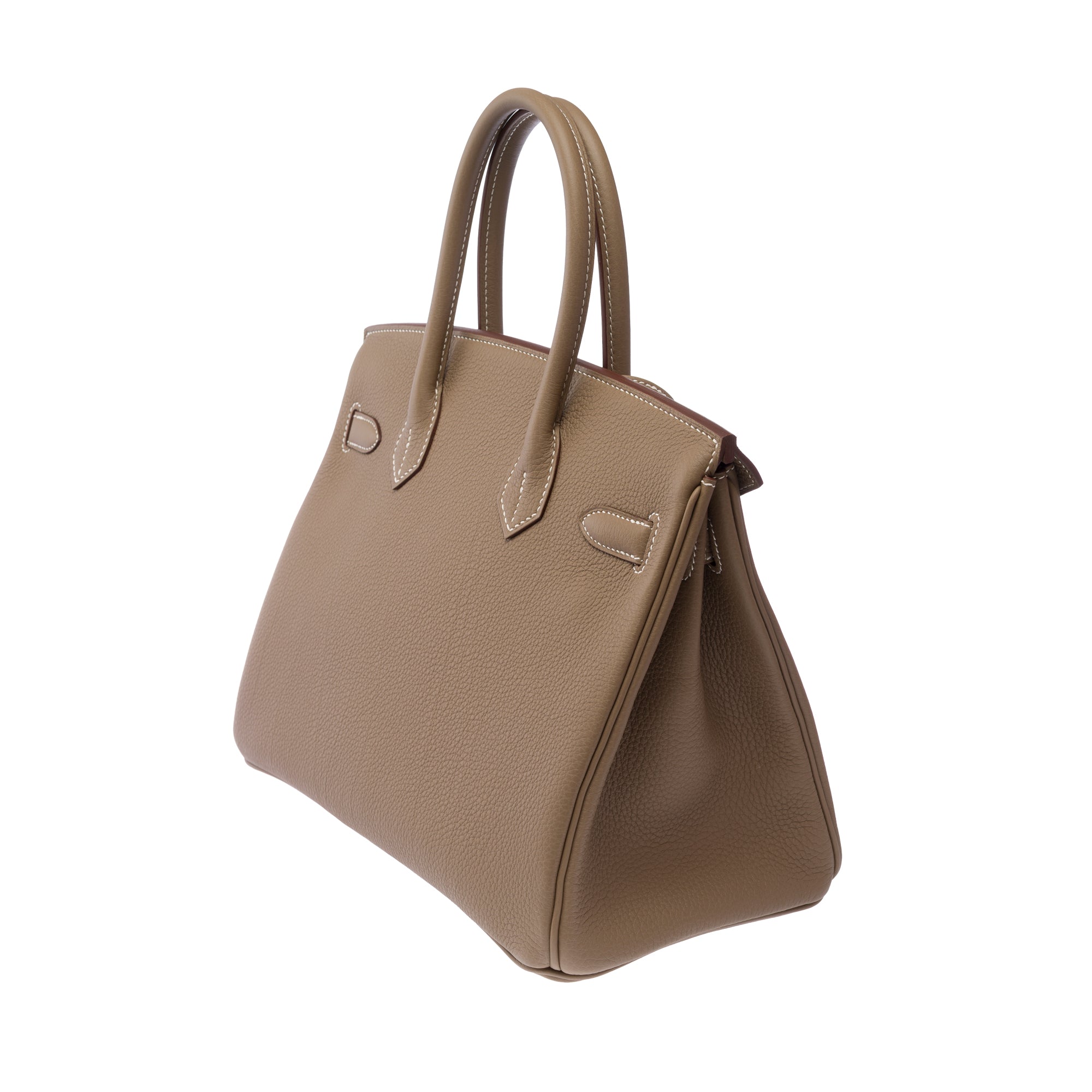 Sac HERMES Birkin 30 en Cuir Étoupe - 103845